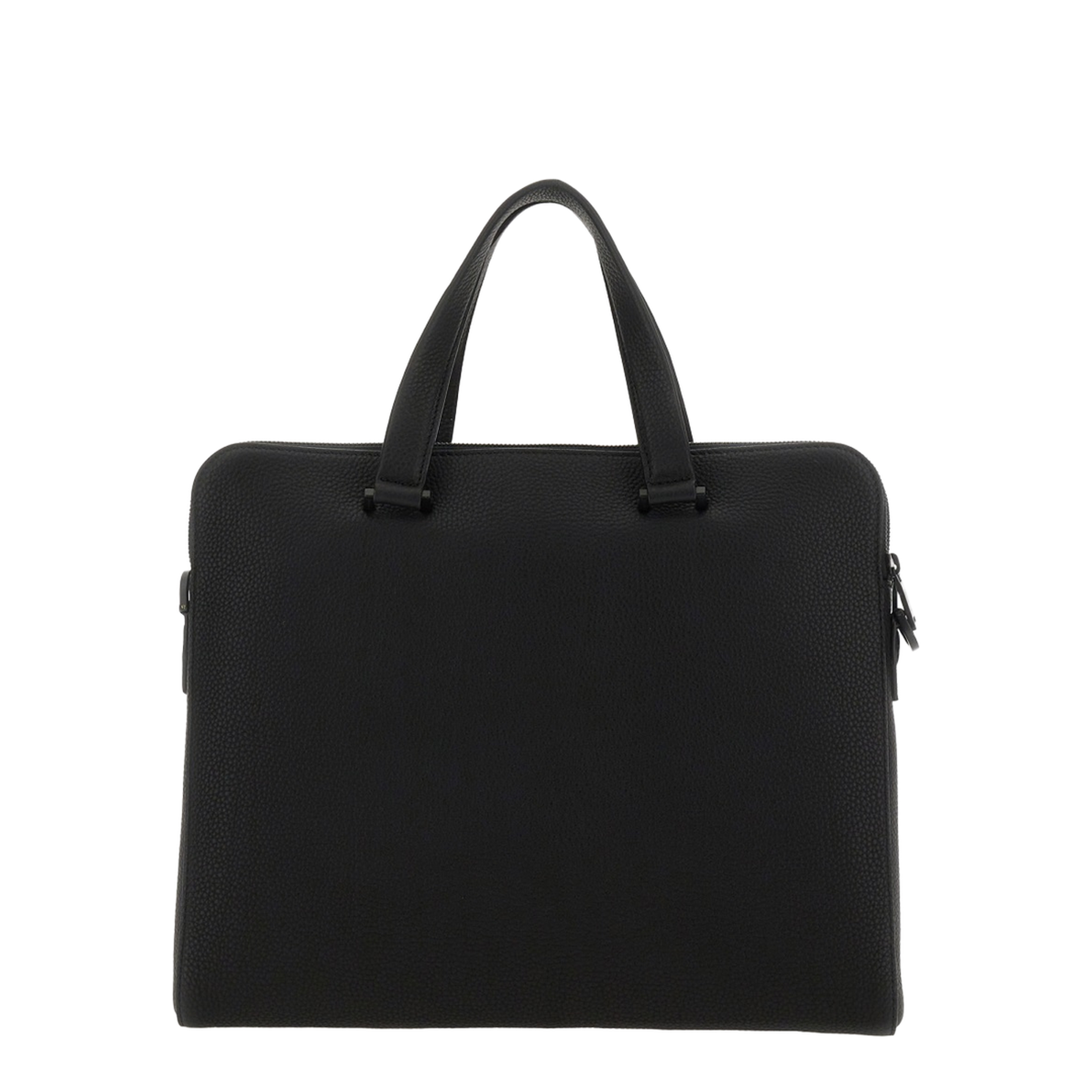 Business Bag Leather Black - Image 3