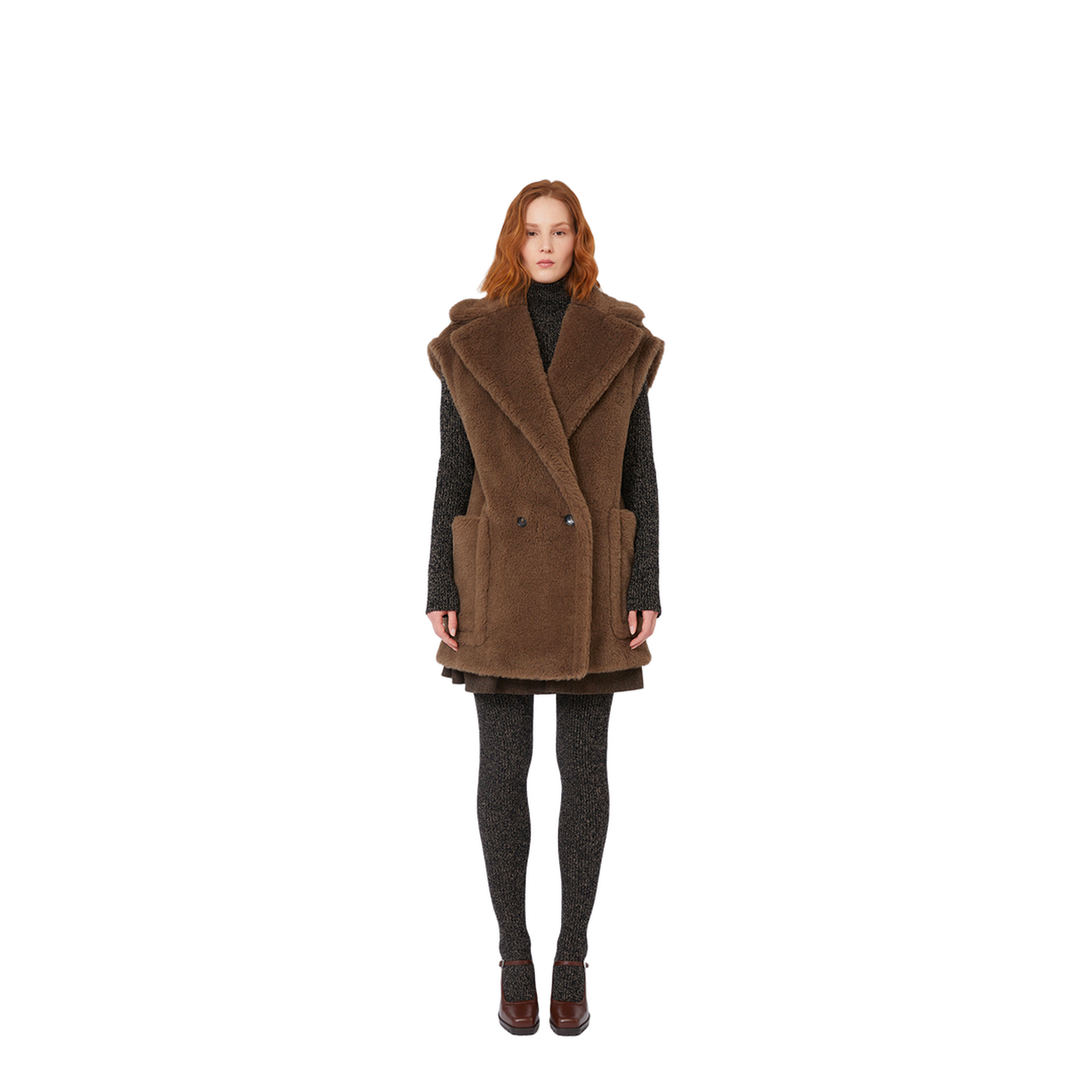 Alpaca and Wool Teddy Vest - Image 2