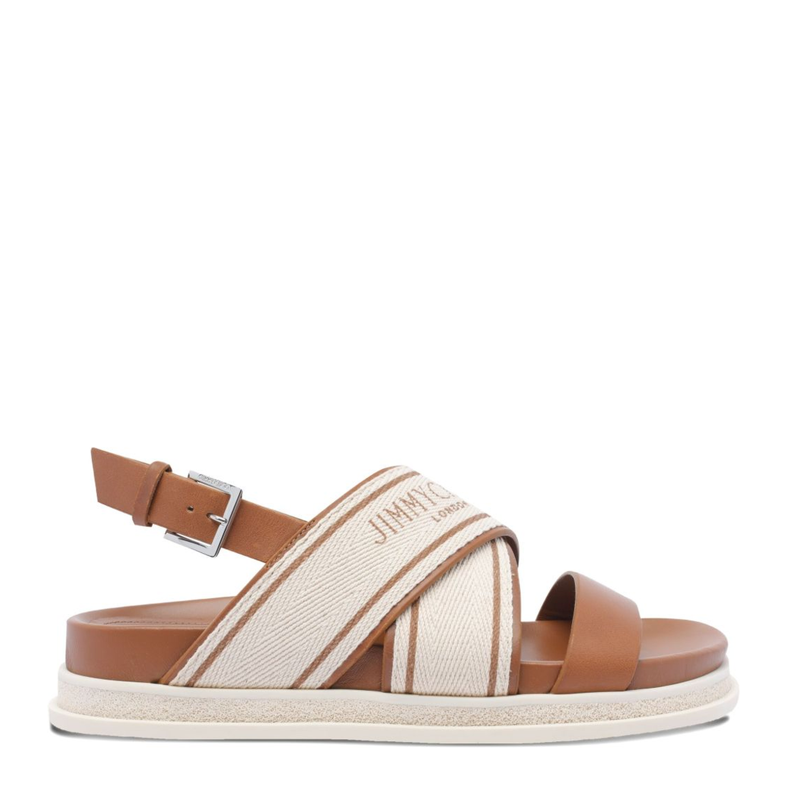 Joa Flat Canvas Sandals - Image 1