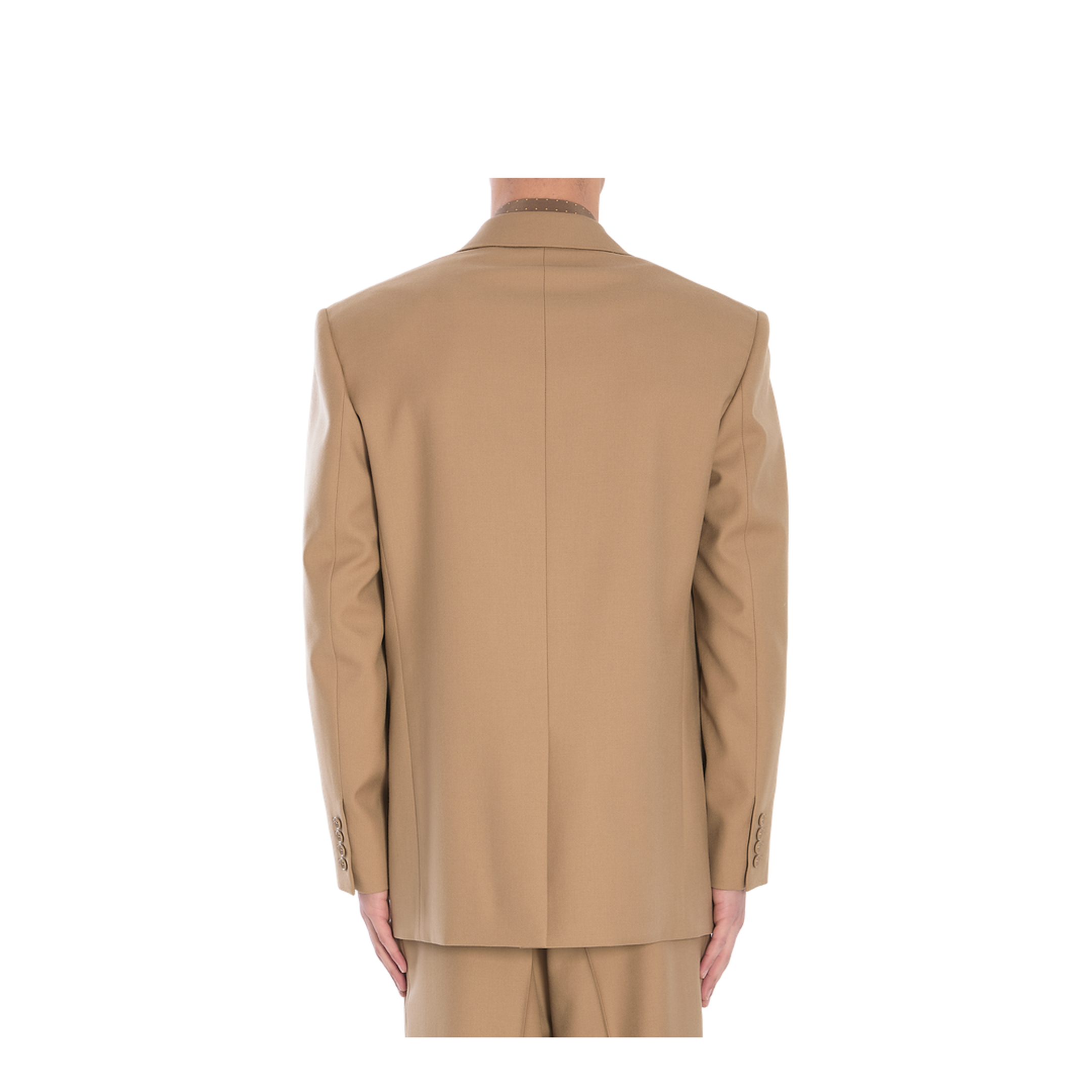 Single-breasted wool jacket - Image 4