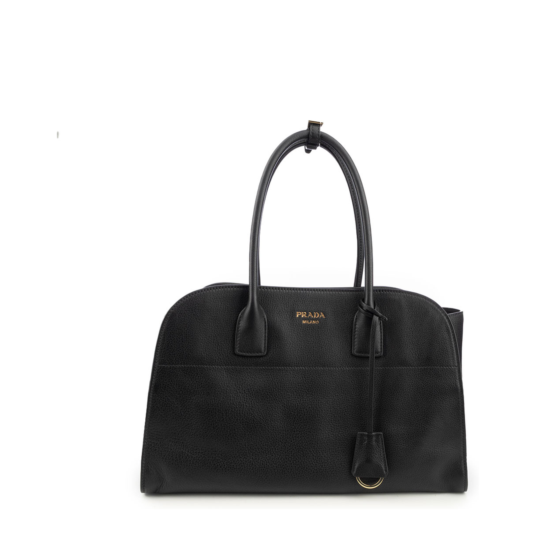 Large Calfskin Tote - Black - Image 1