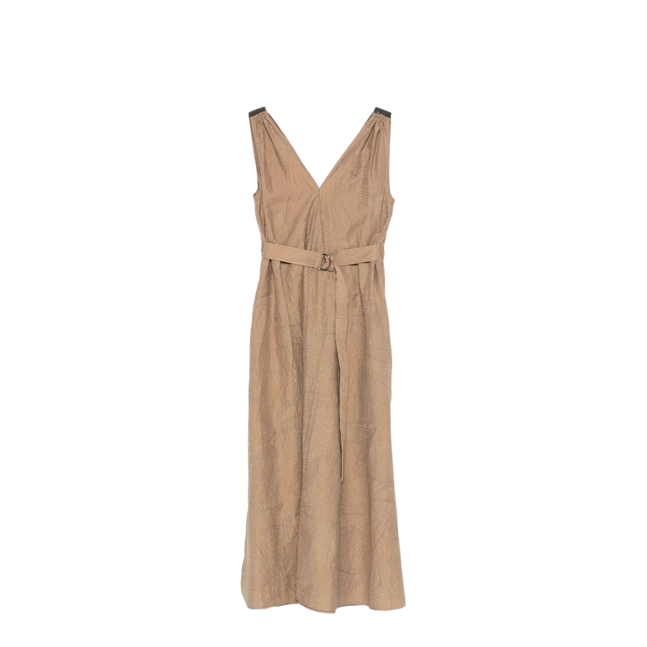 Midi Dress with Floral Motif - Image 1