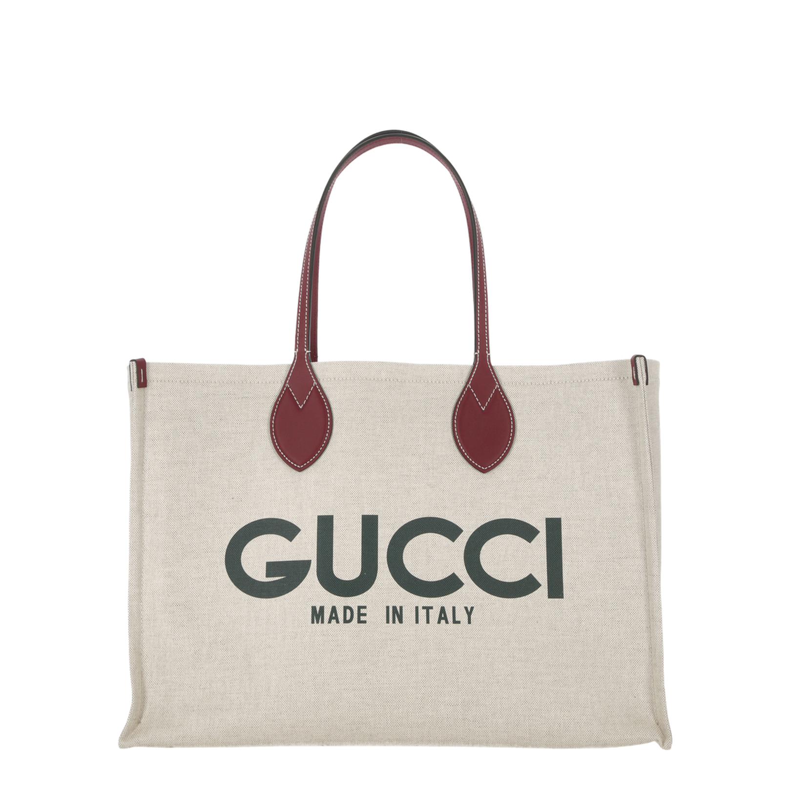 Large Canvas Tote Bag - Beige - Image 5