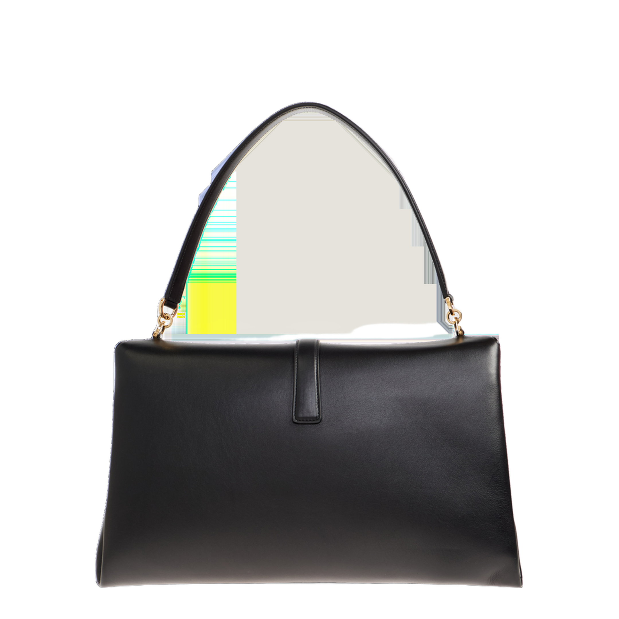 Mia Large Calfskin Shoulder Bag - Nero - Image 3