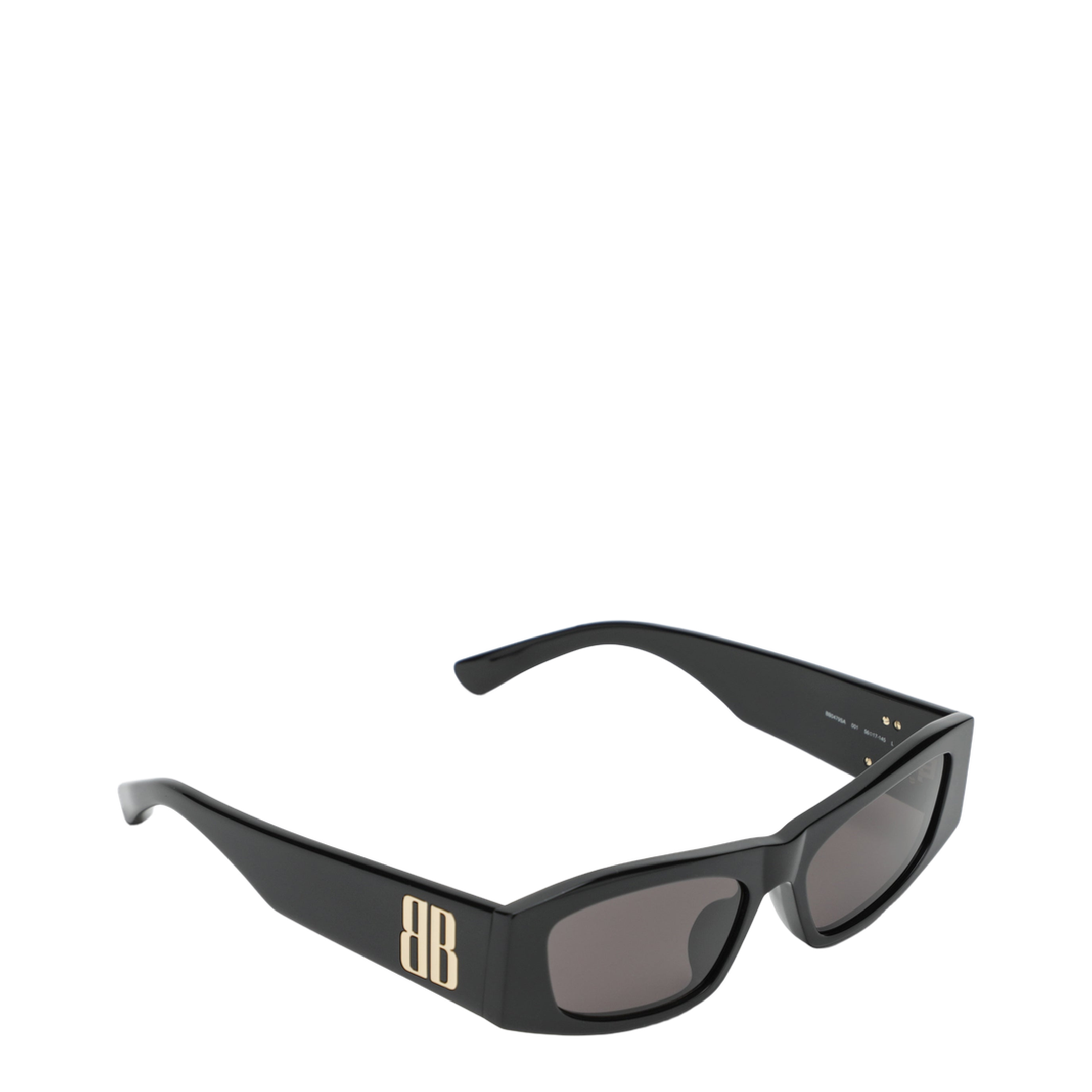 Nano Rectangular Black Sunglasses - Image 2