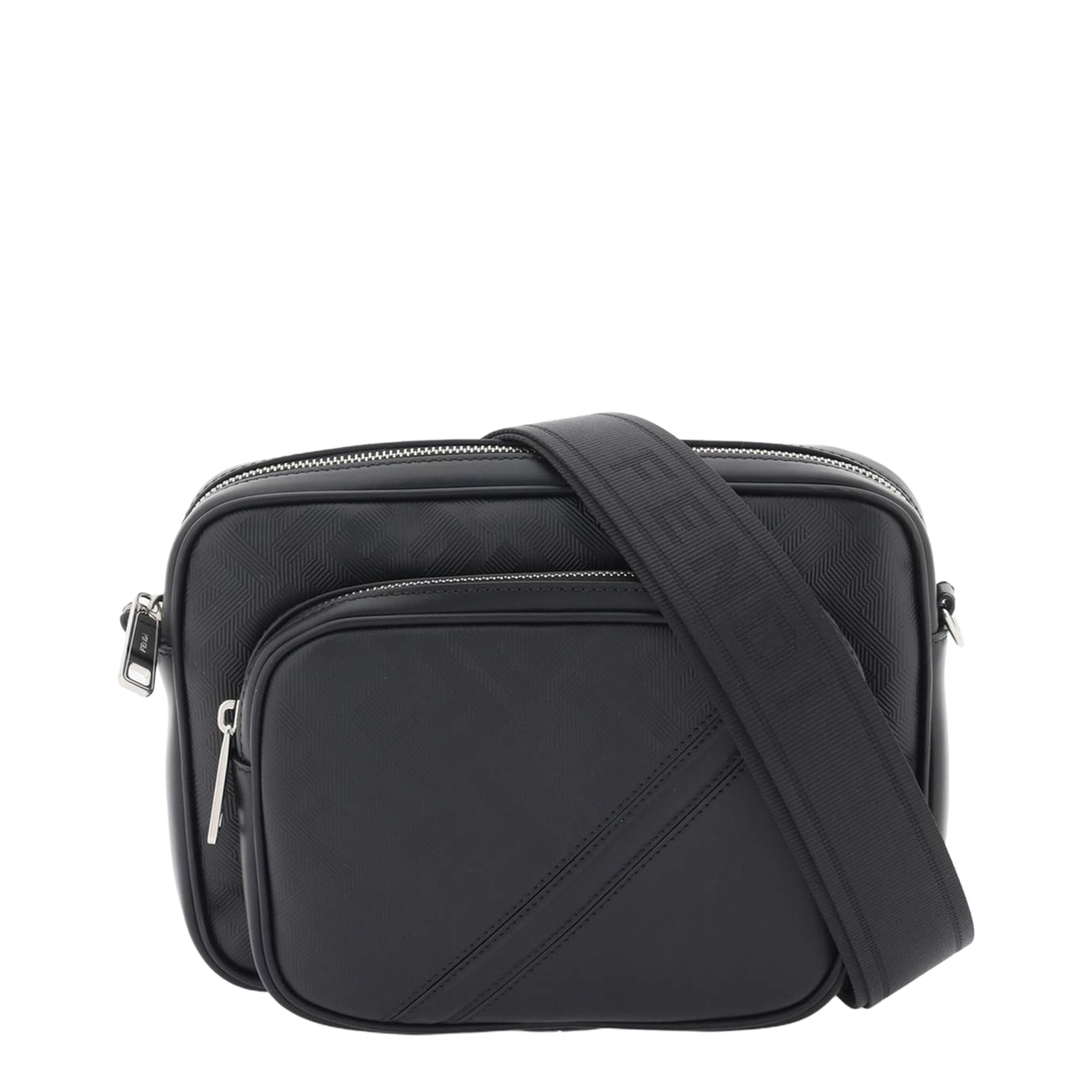 Diagonal Camera Case Duo
Black Calfskin Leather Bag - Image 1