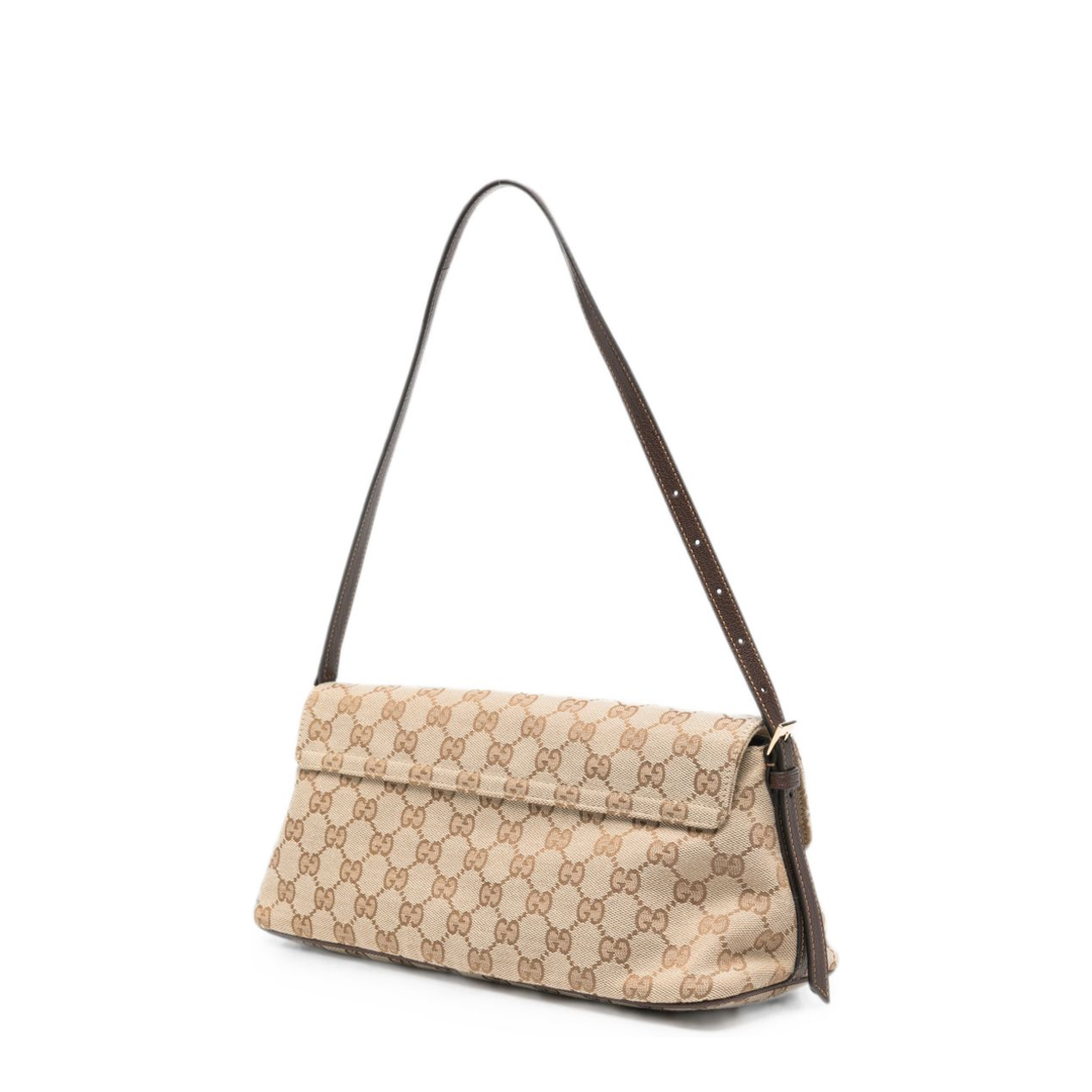 Madison Medium Canvas Shoulder Bag - Sand/Brown - Image 2