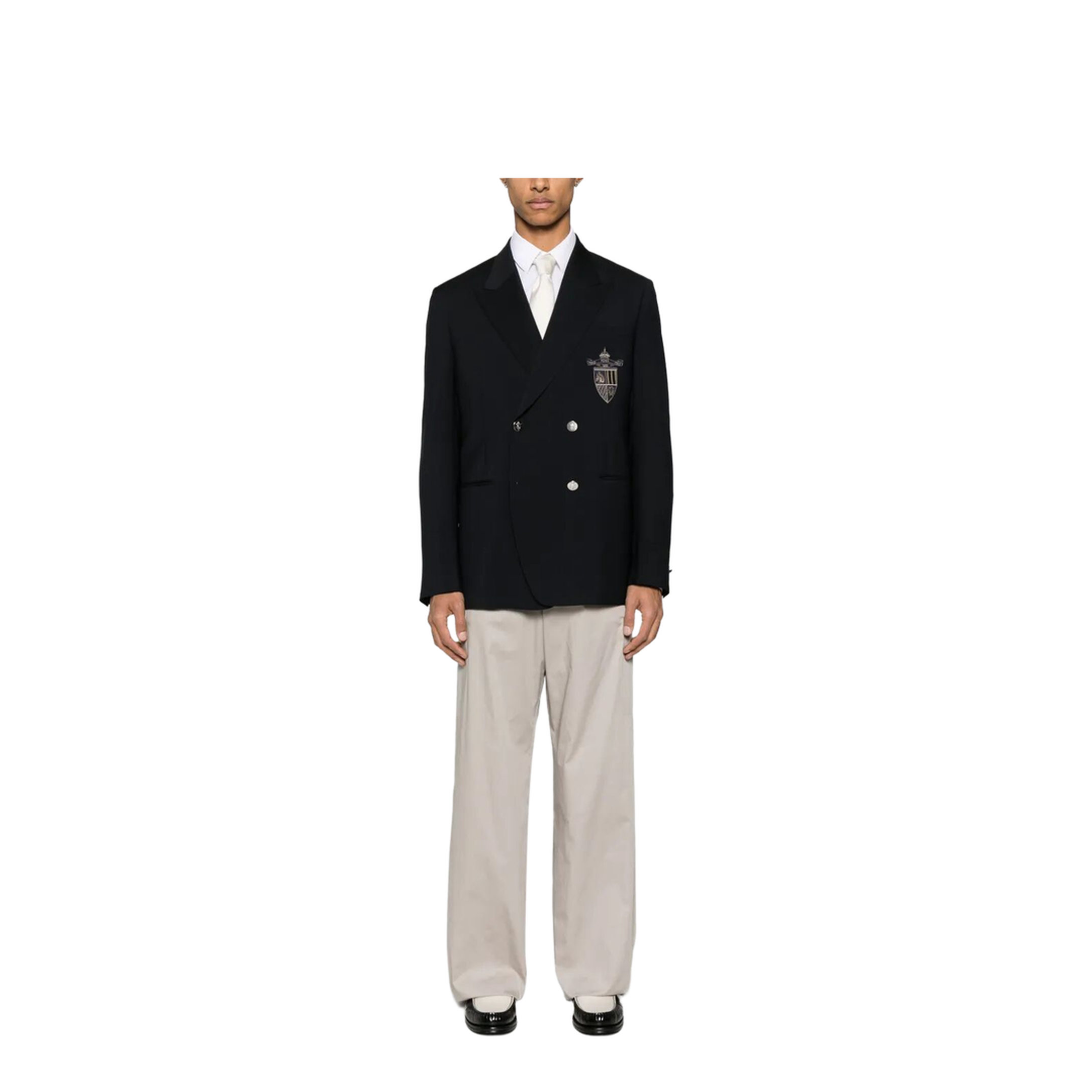 Straight-Cut Cargo Cotton Trousers - Image 5