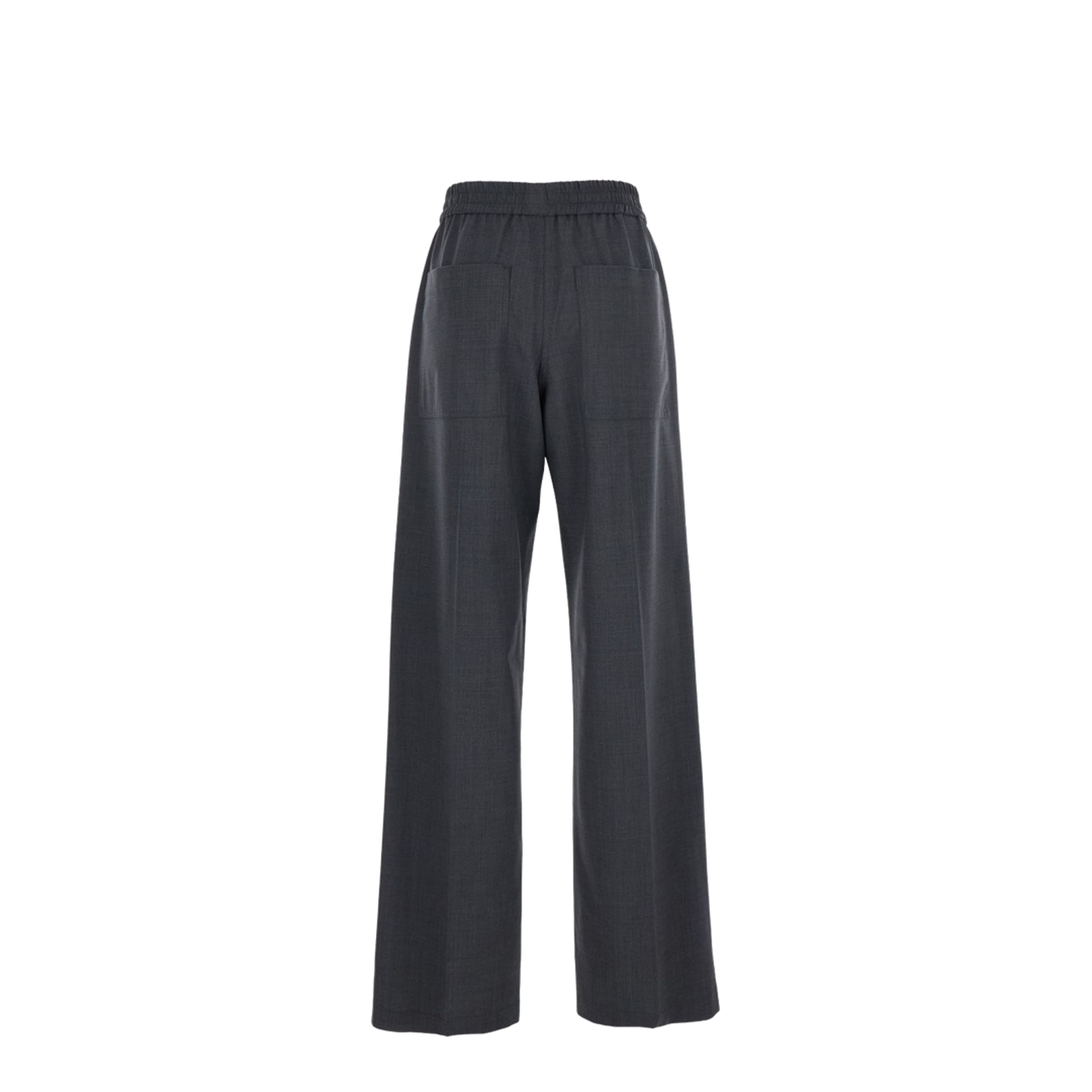 Wool Wide-Leg Trousers - Image 3
