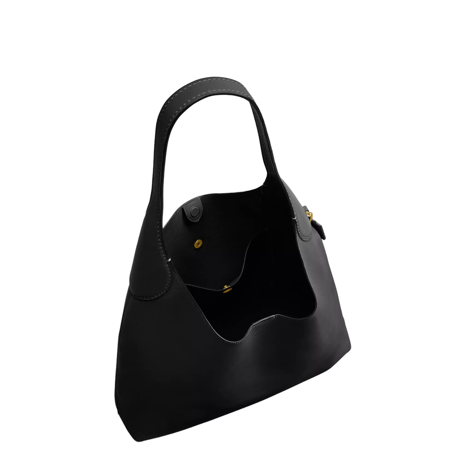 Brooklyn Shoulder Bag Leather Black - Image 4