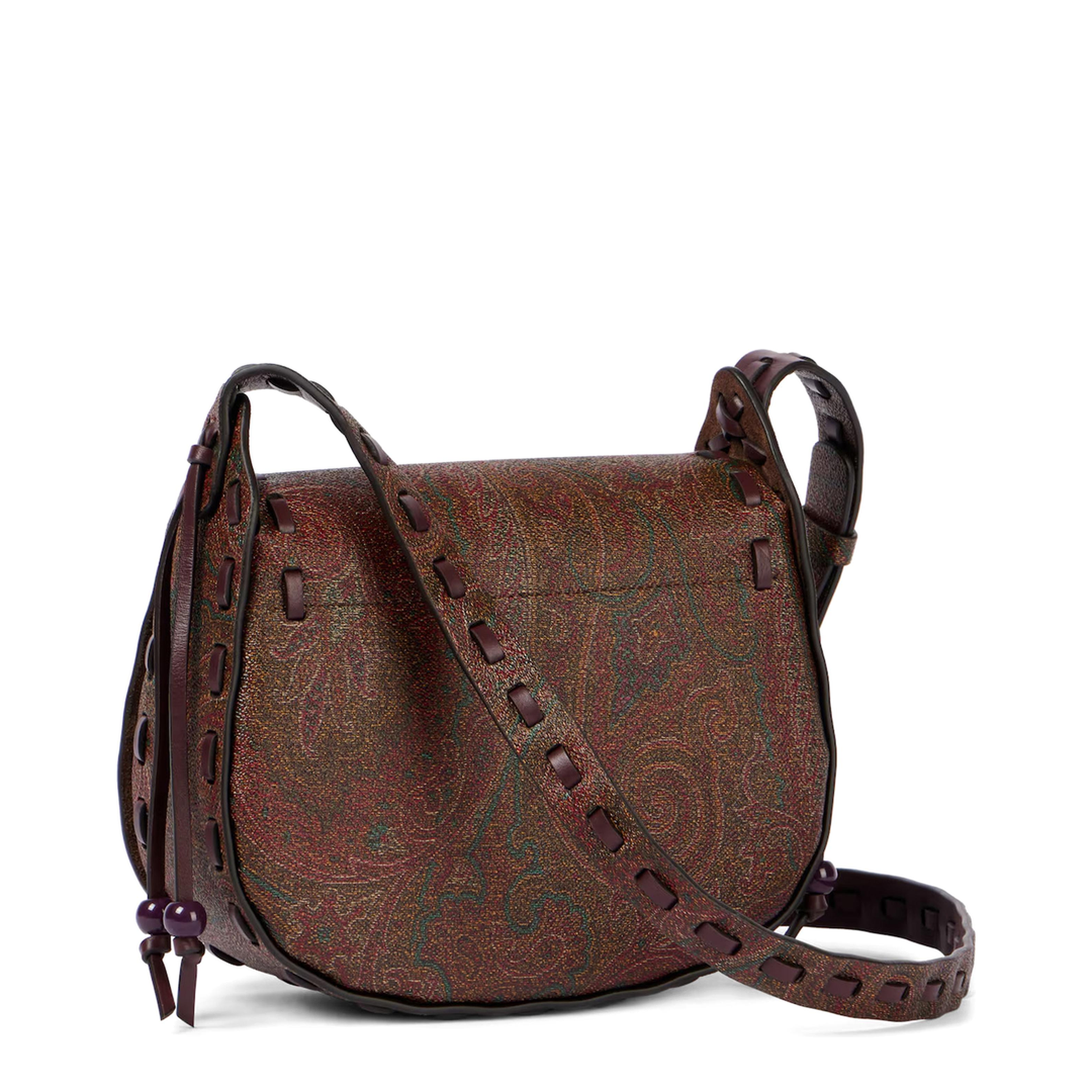 Drya Small Jacquard Crossbody - Brown - Image 2