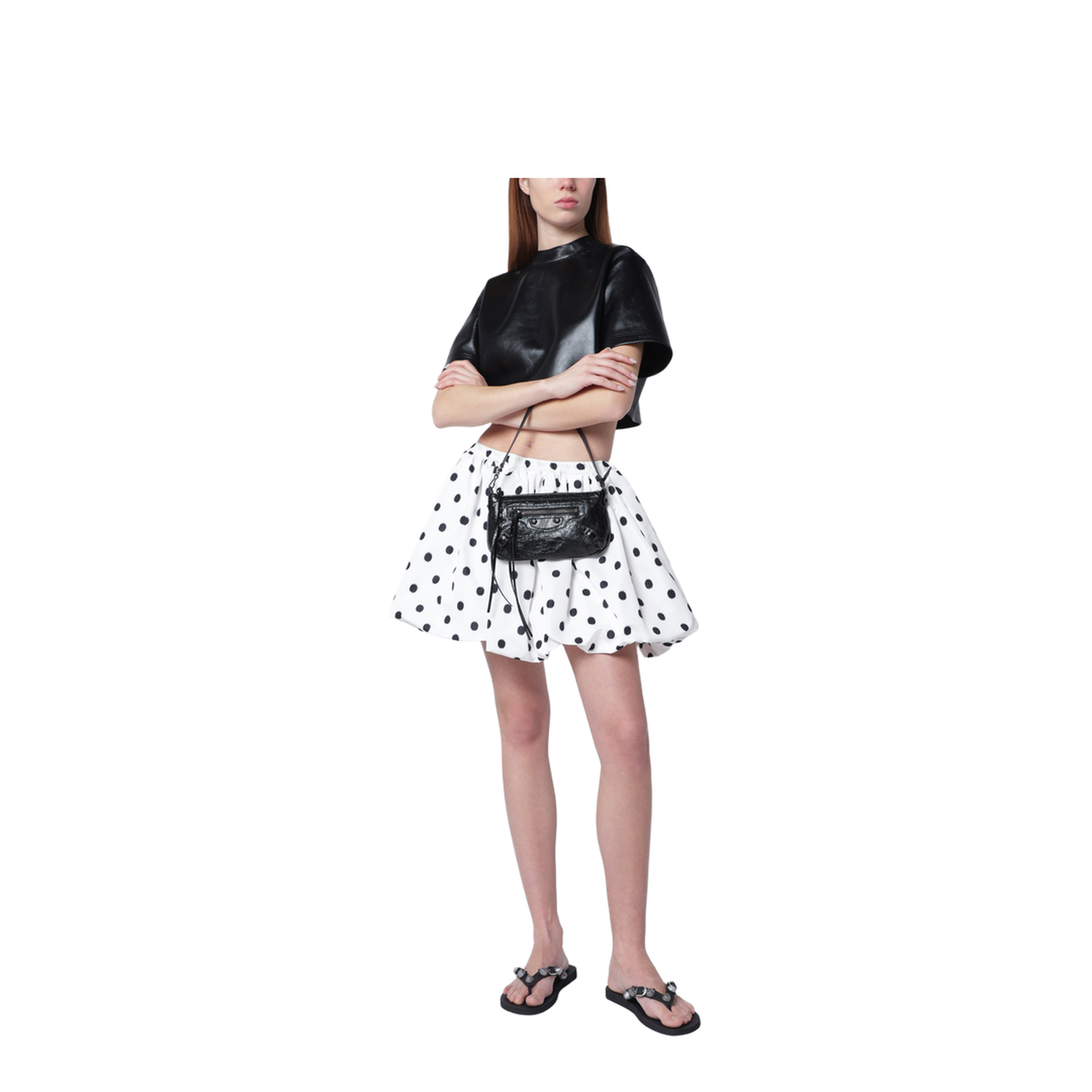 City Black Arena Lambskin Pouch - Image 2