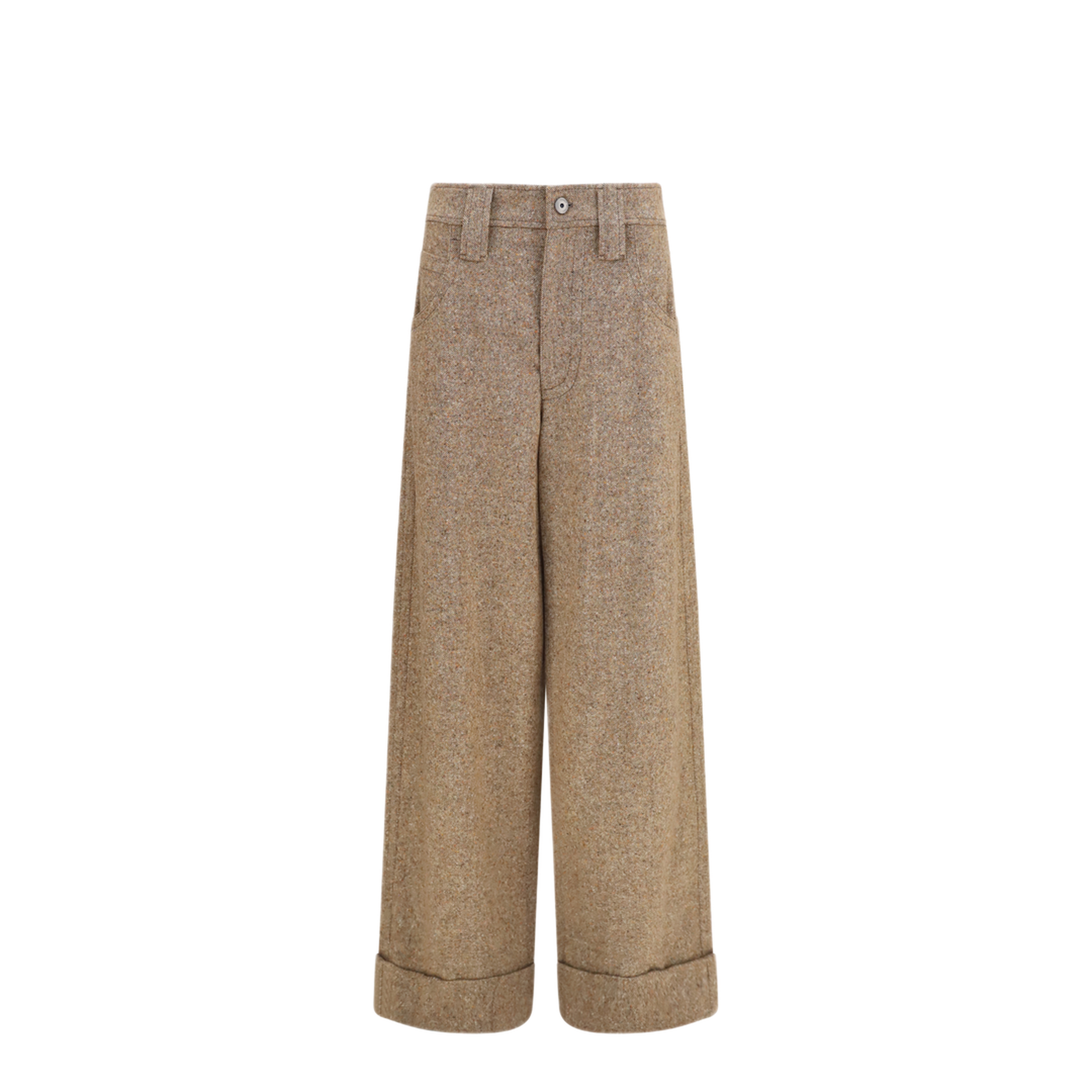 Tailored Wool-Blend Pants - Image 1
