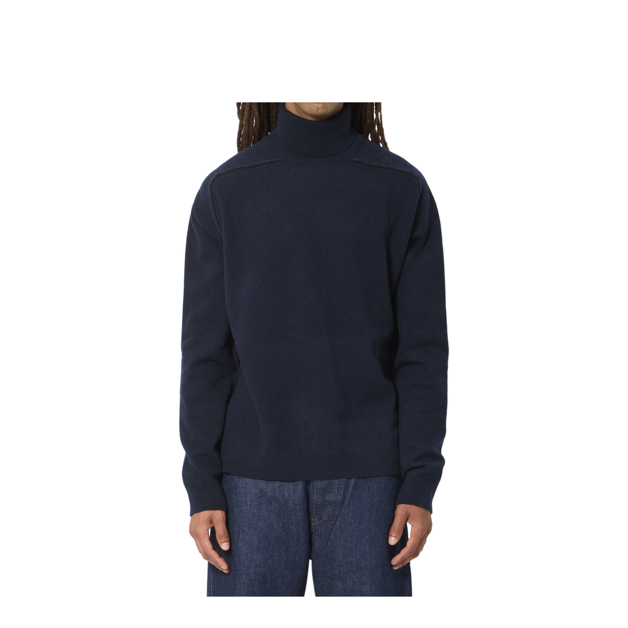 Virgin Wool Turtleneck Sweater - Image 1