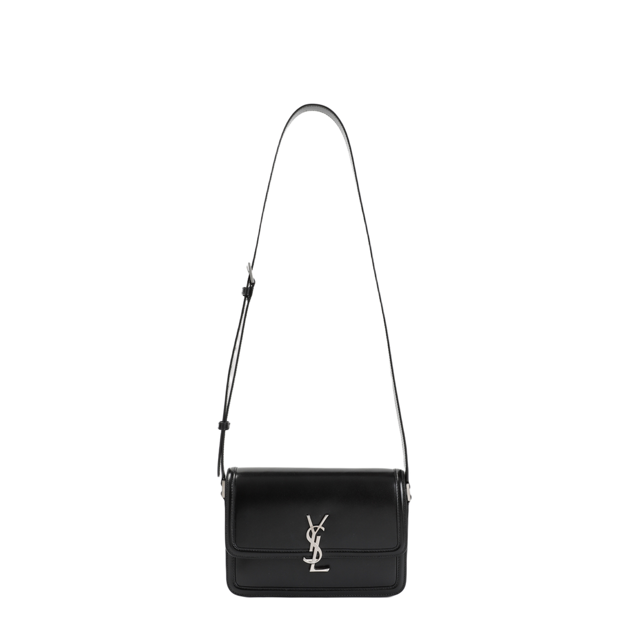 Solferino Medium Calf Leather (Smooth Leather) Satchel - Black - Image 3