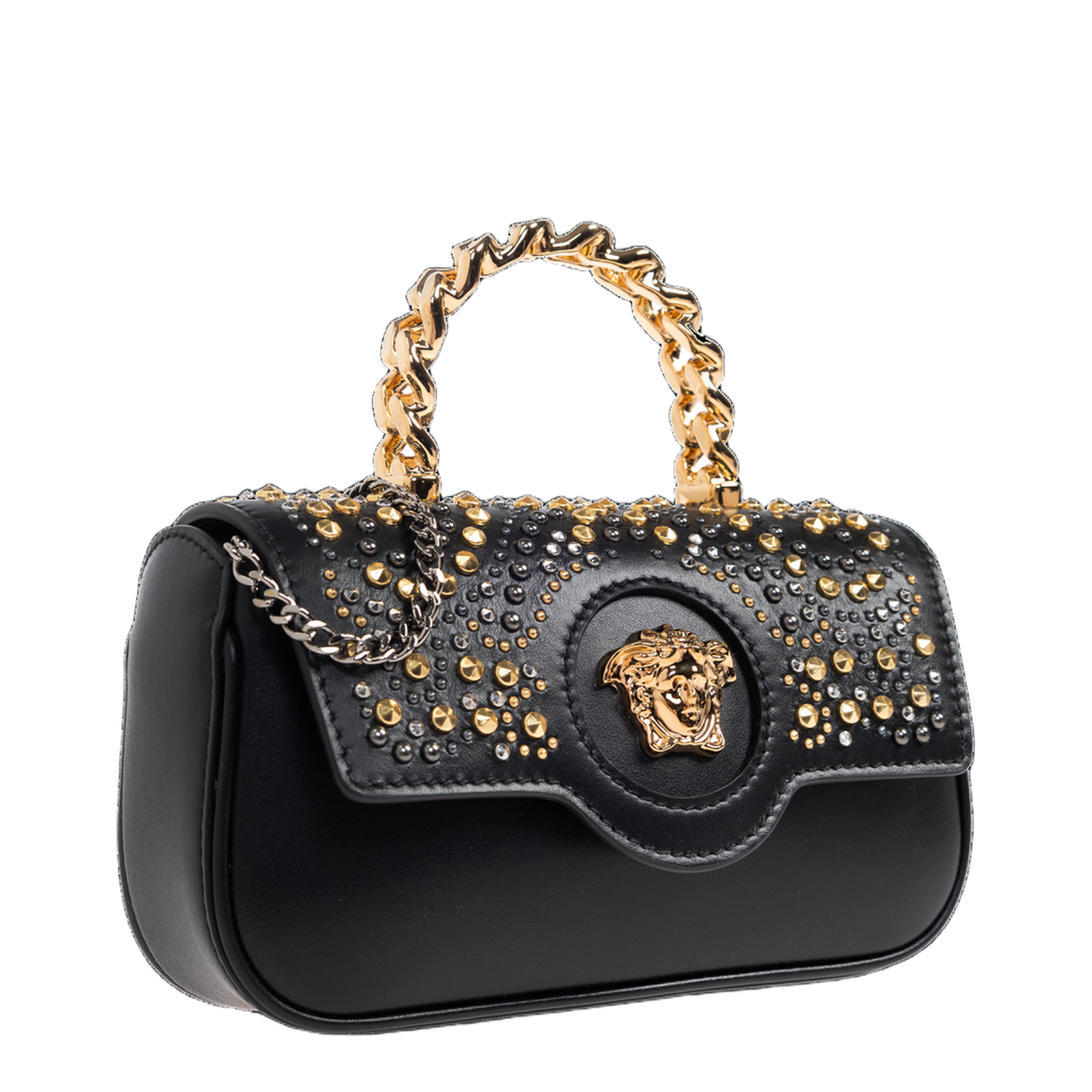 La Medusa Mini Handle Bag Black - Image 4