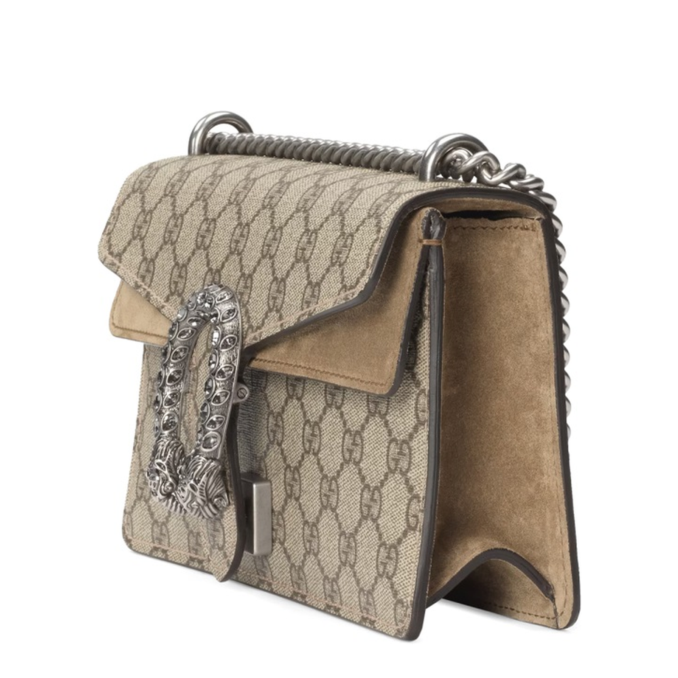 Dionysus Canvas Wallet On Chain - Beige - Image 3
