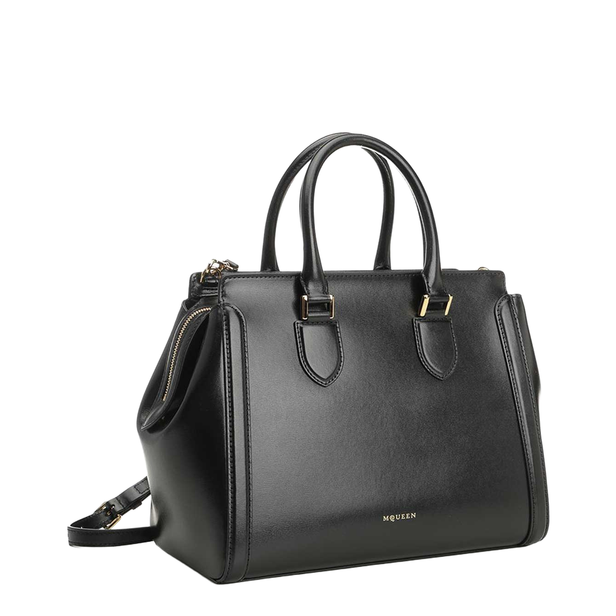 Leather Handbag - Black - Image 2