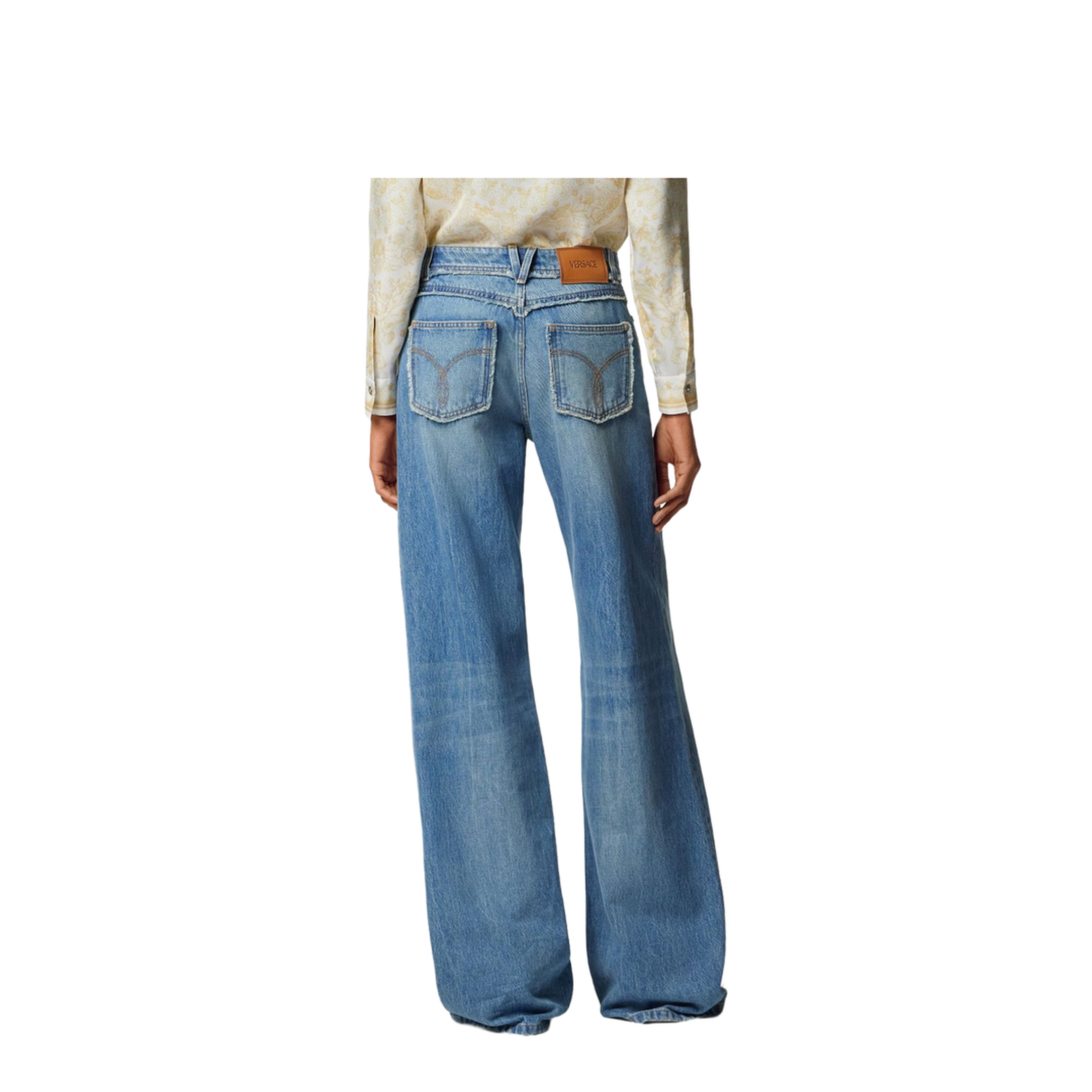 Women's Flared Denim Jeans - Image 2
