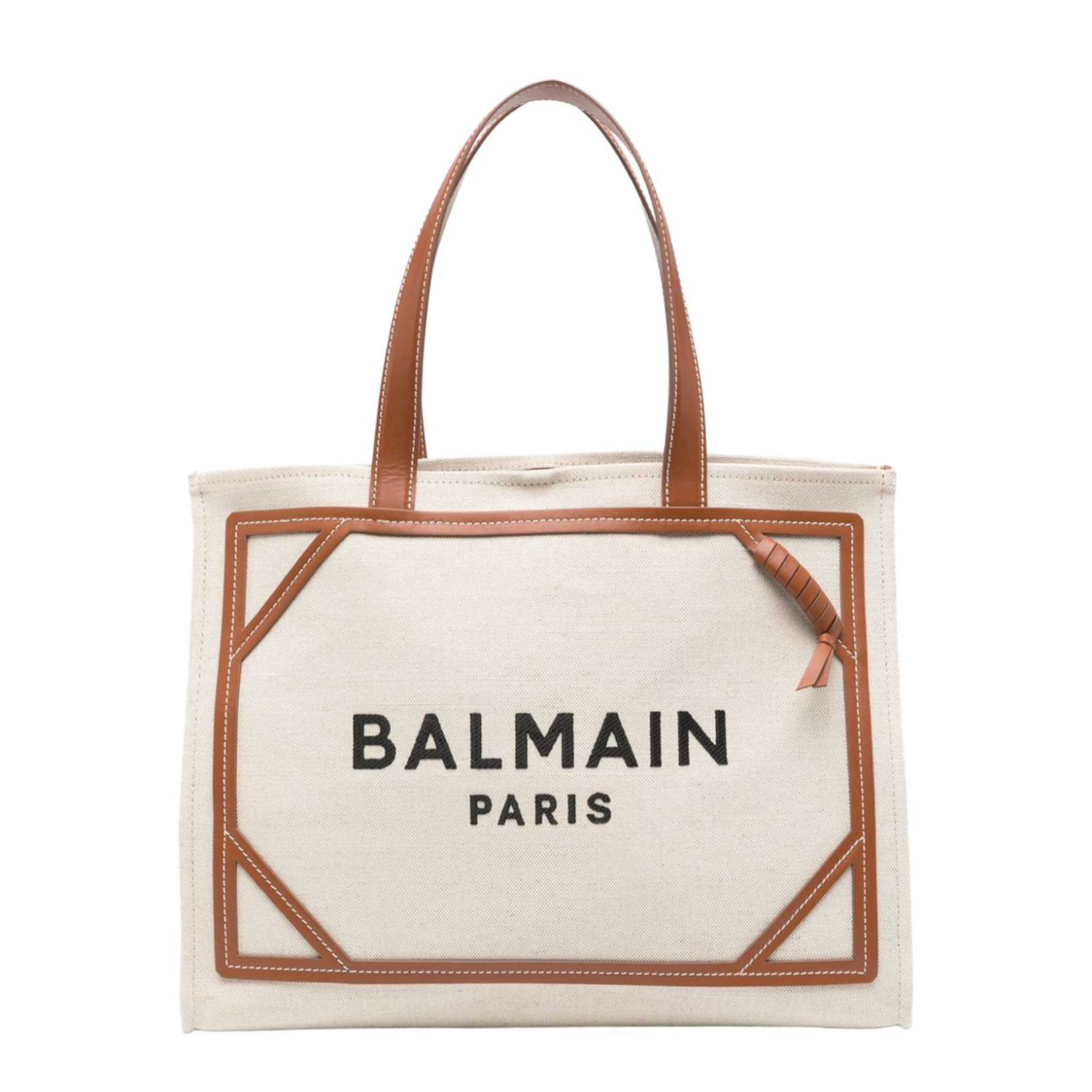 Chic Beige Shopping Bag - Image 1
