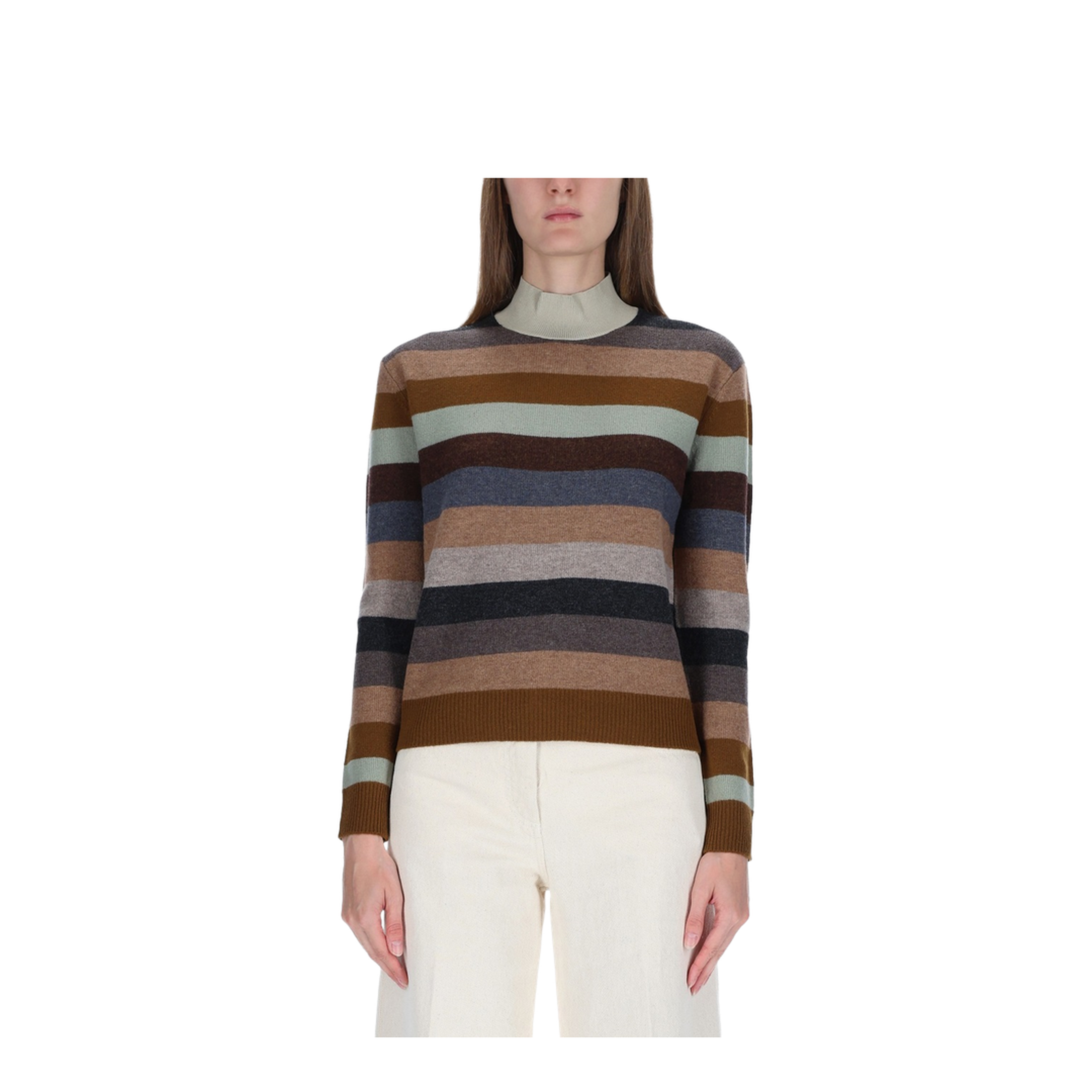 Striped Wool Jumper - Image 1