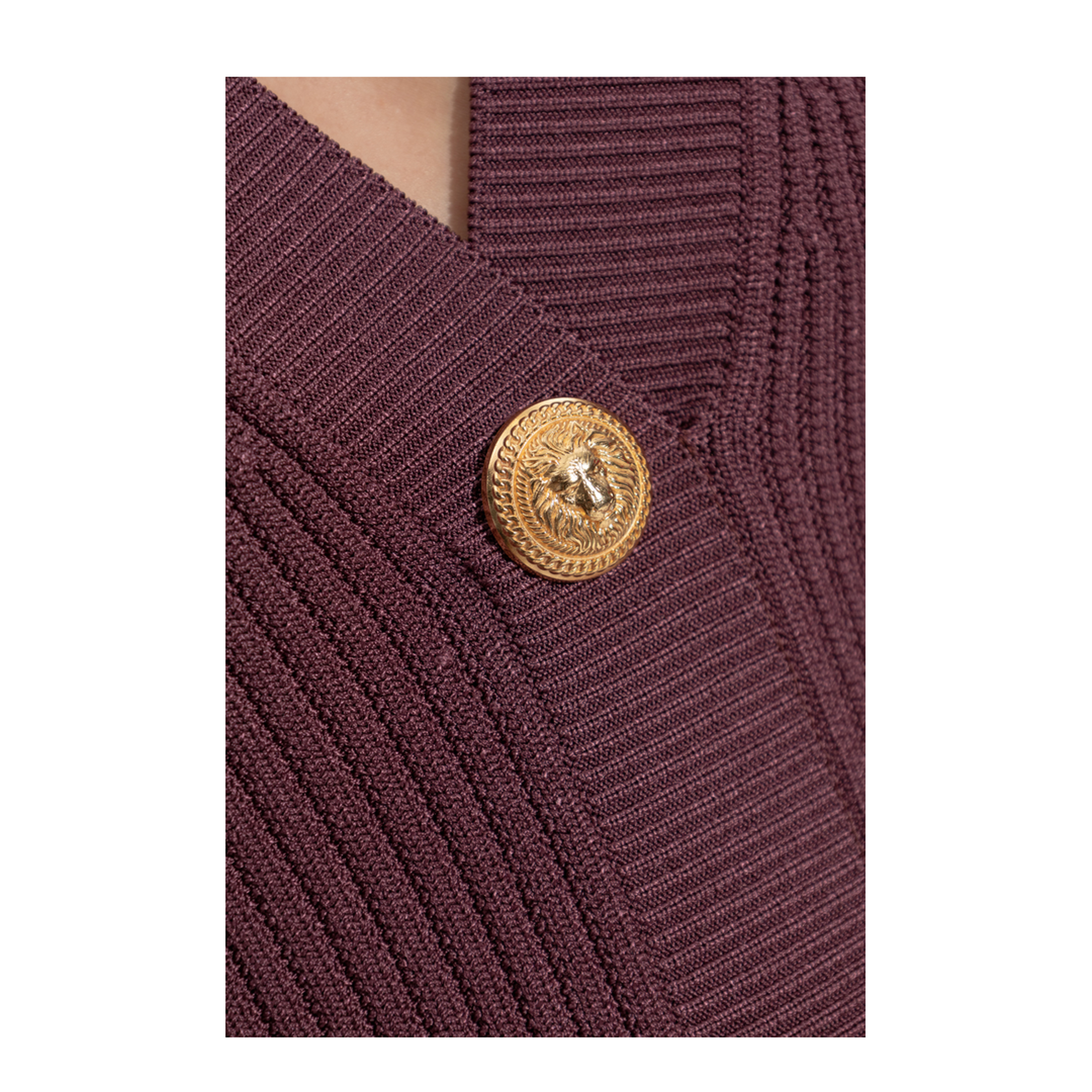 V-necked short dress red - Image 5