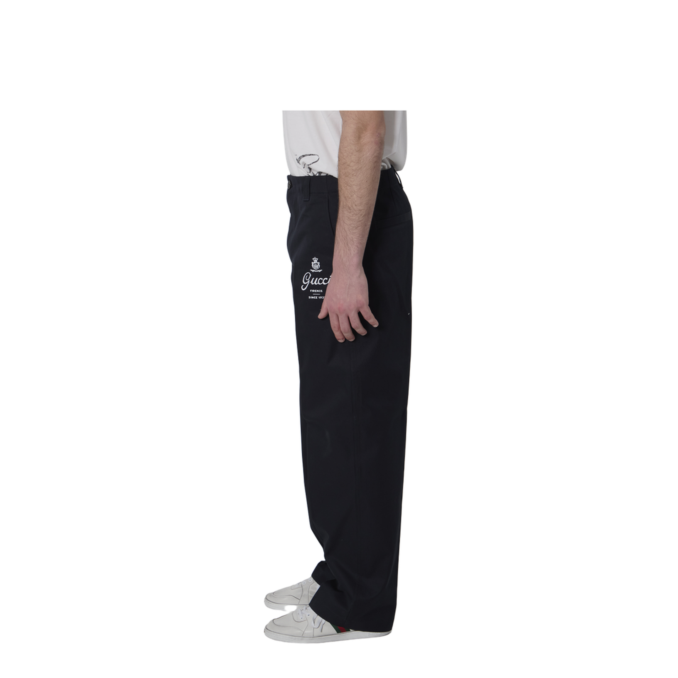 Printed Cotton Twill Pants - Image 3