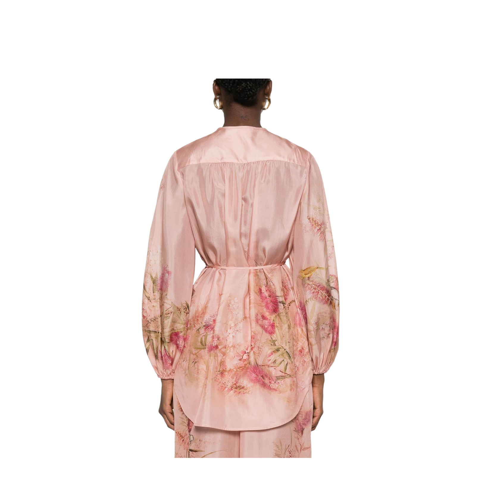 Cascadian Printed Silk Top - Image 4