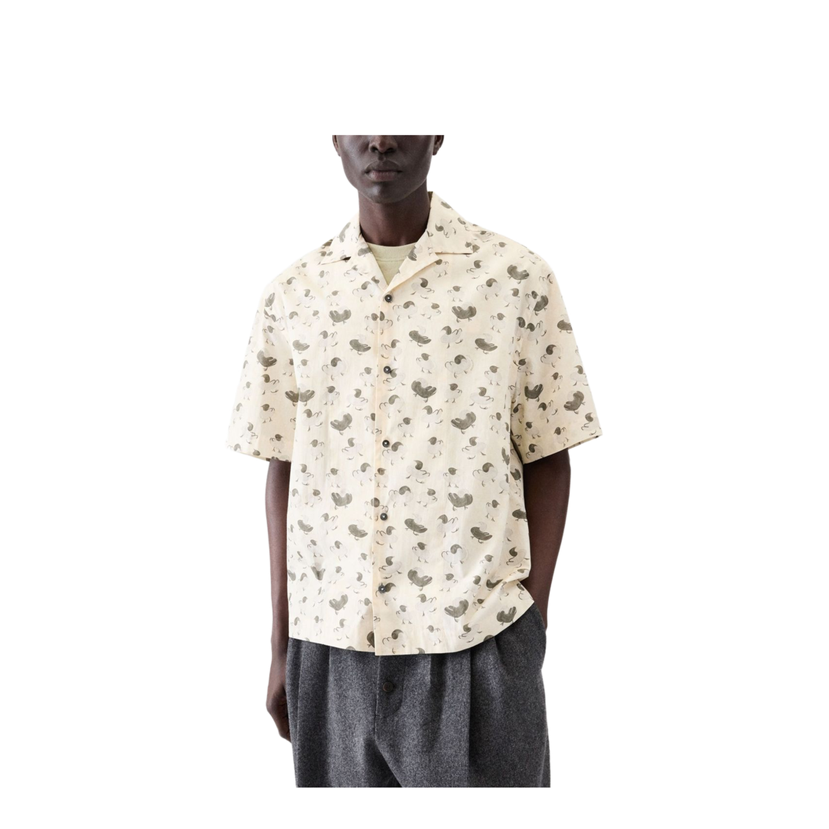 Duck Print Bowling Shirt - Image 5