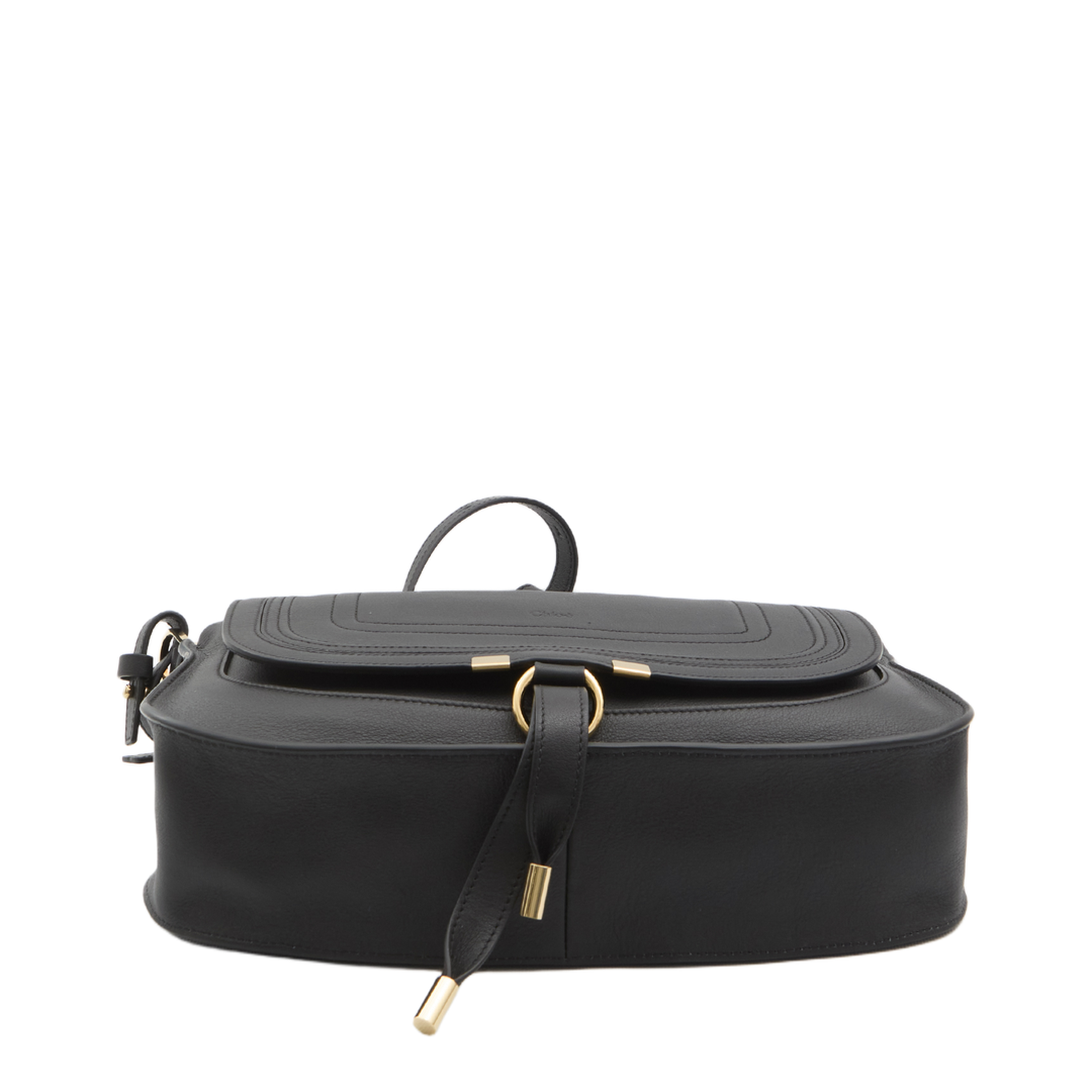 Marcie Small Calfskin Shoulder Bag - Black - Image 3