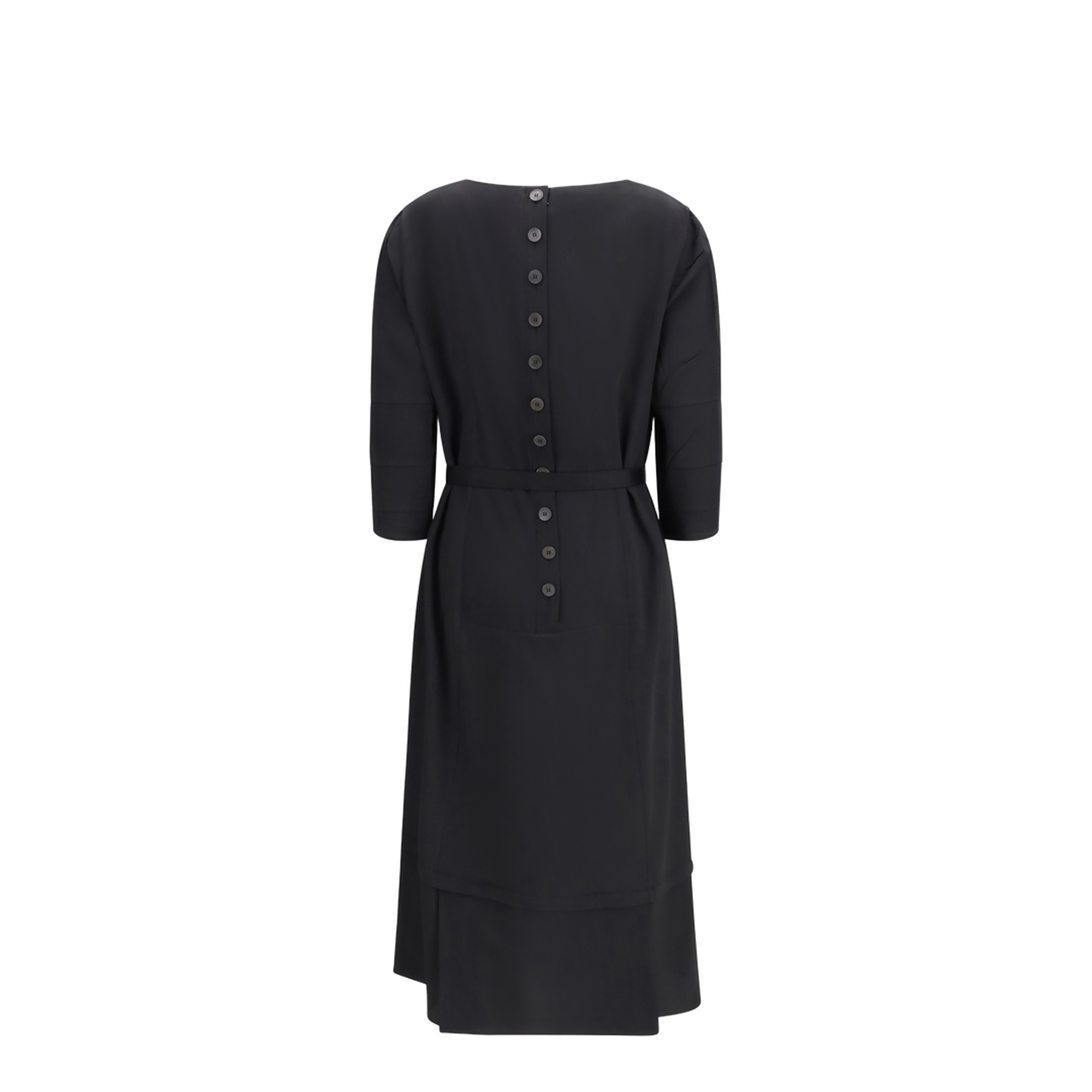 Wool And Silk Midi Dress - Image 2