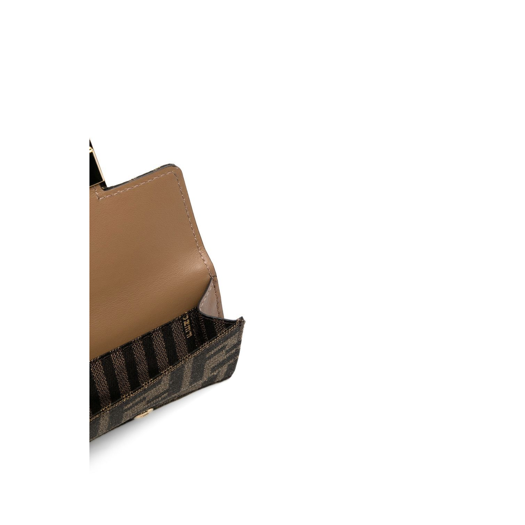 Baguette FF Jacquard Wallet - Brown - Image 3