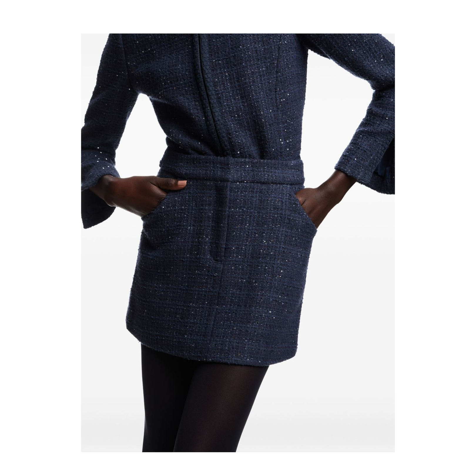 Wool Blend Mini Skirt - Image 4