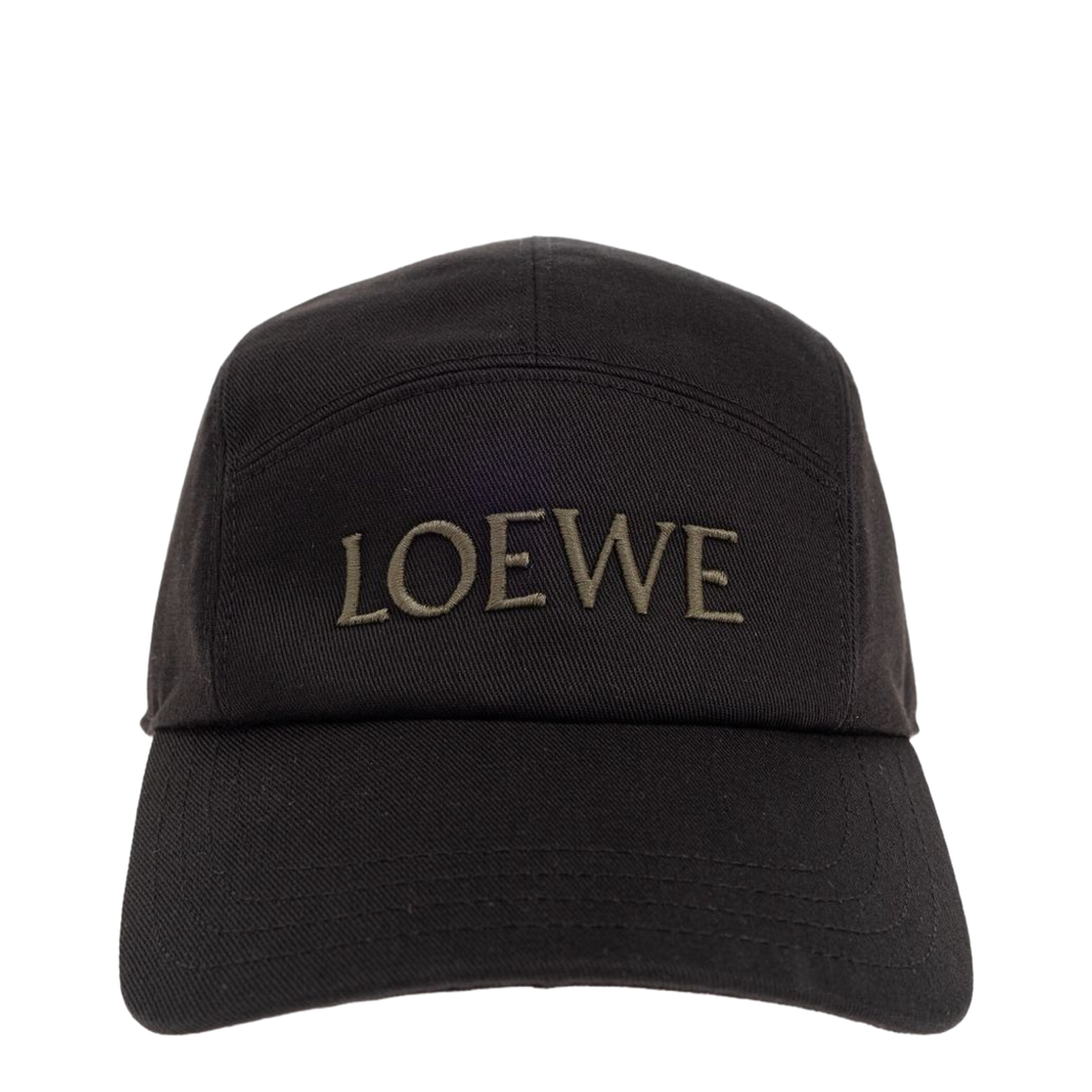 Camp Cap in Cotton Black - Image 1