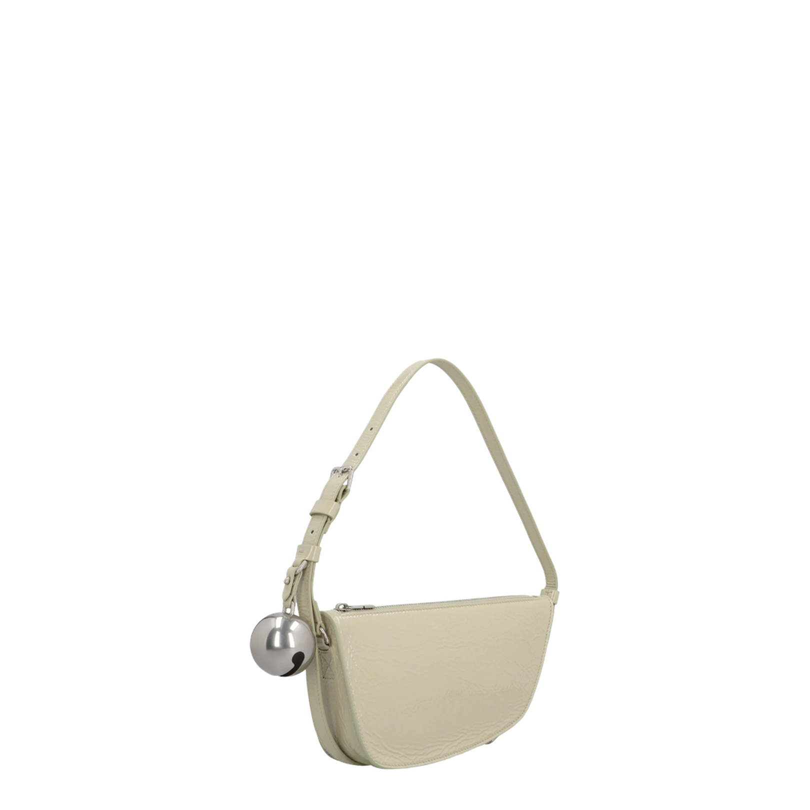 Small Shield Leather Shoulder Bag - Image 3