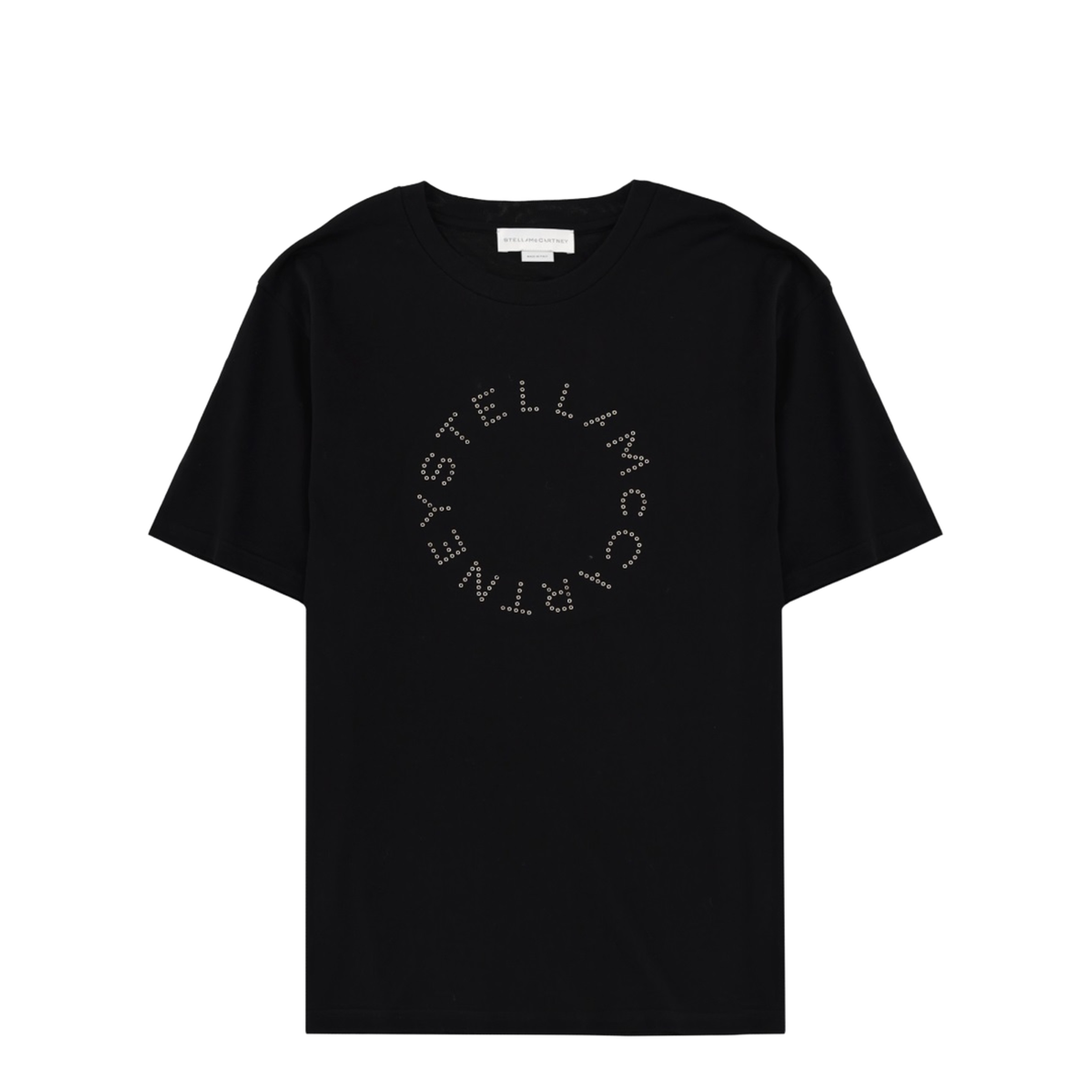 Black Logo-Embroidered Boyfriend T-Shirt - Image 1