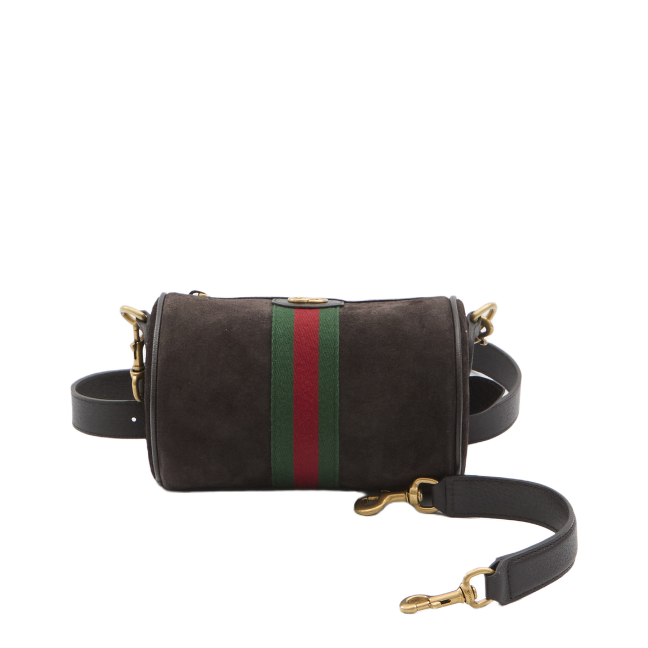 Ophidia Mini Calfskin Crossbody Bag - Brown - Image 3