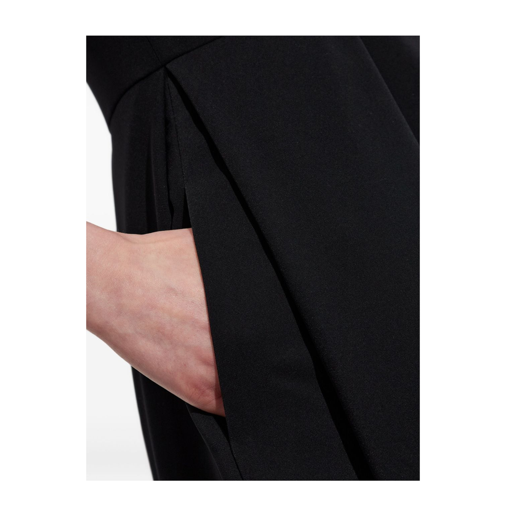 Technical Cady Sleeveless Dress with Pleats - Image 3