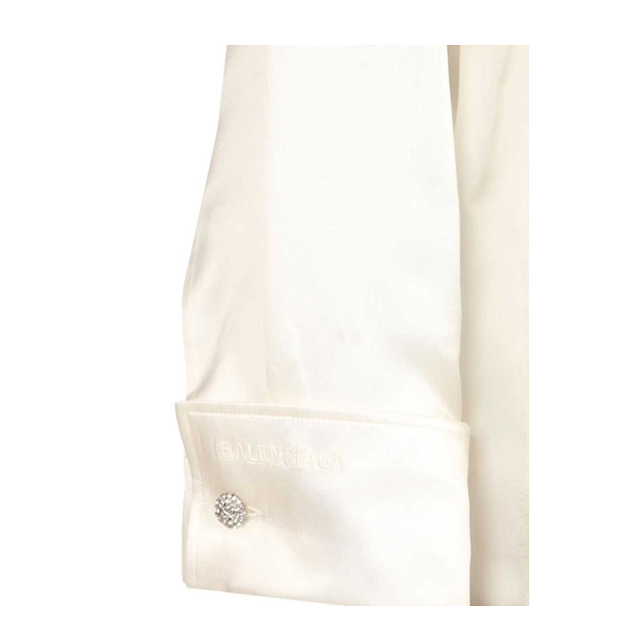 Wrap Shirt in Ivory - Image 4