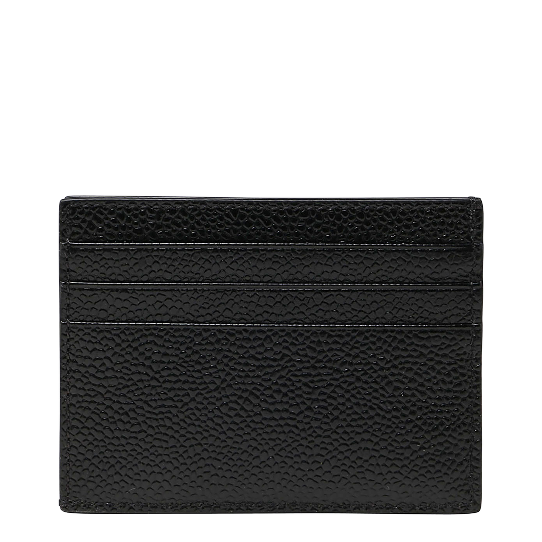 Pebble Grain Leather Single Card Holder - Image 5