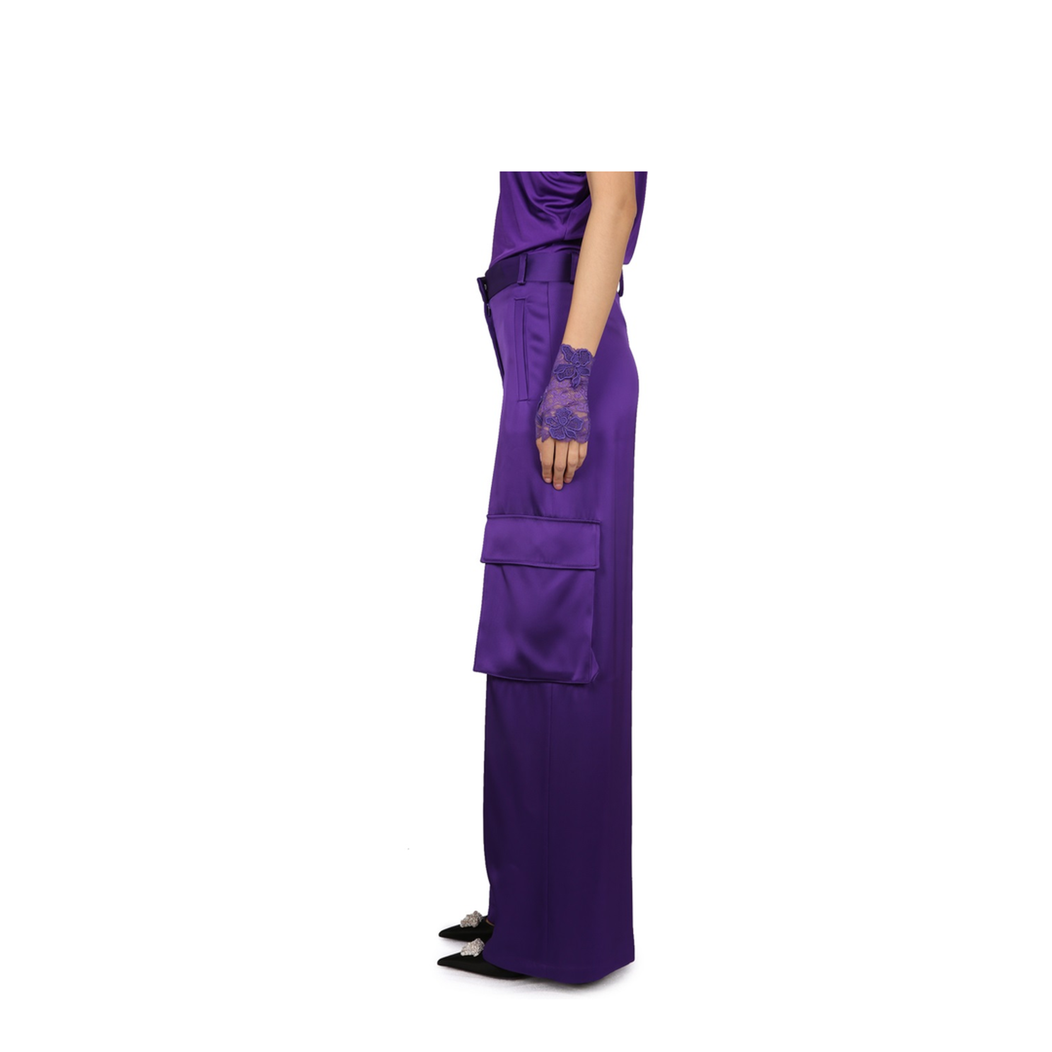Cargo Pants Purple - Image 3