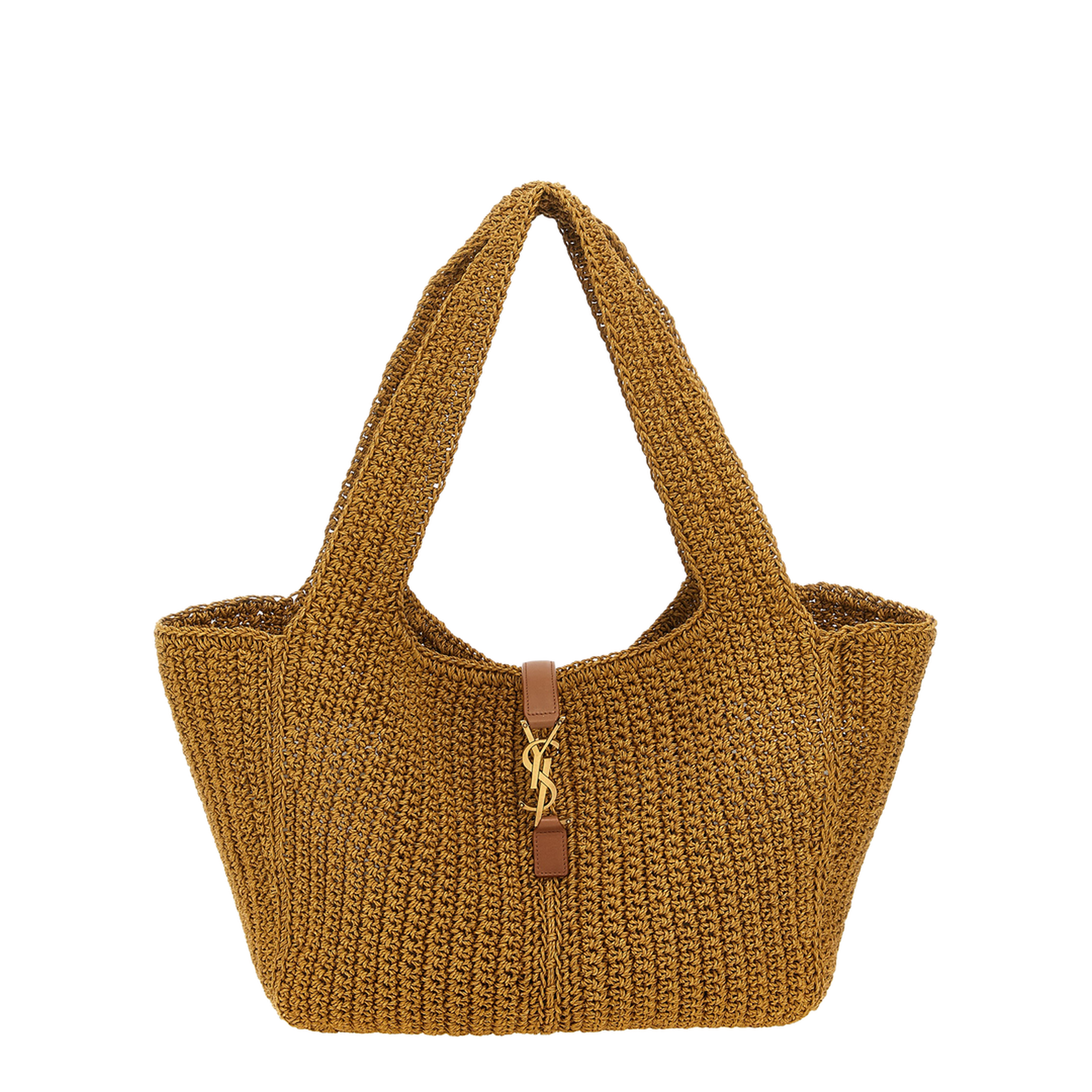 Le 5 à 7 Cord and Leather Tote Bags - Brown - Image 1