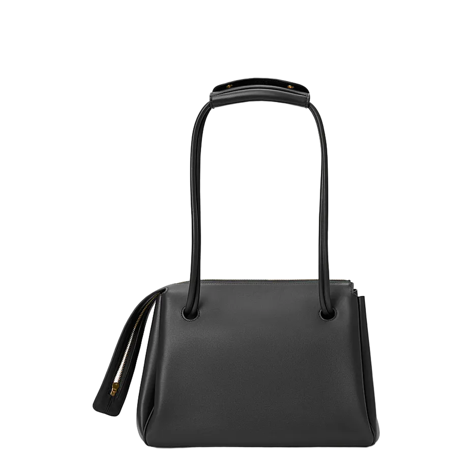 Pebble Pouch in Smooth Calfskin Black - Image 3