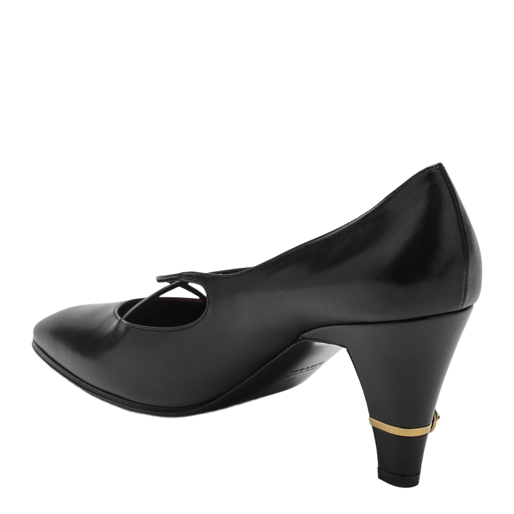 Giulietta Pumps in Black Leather - Image 2