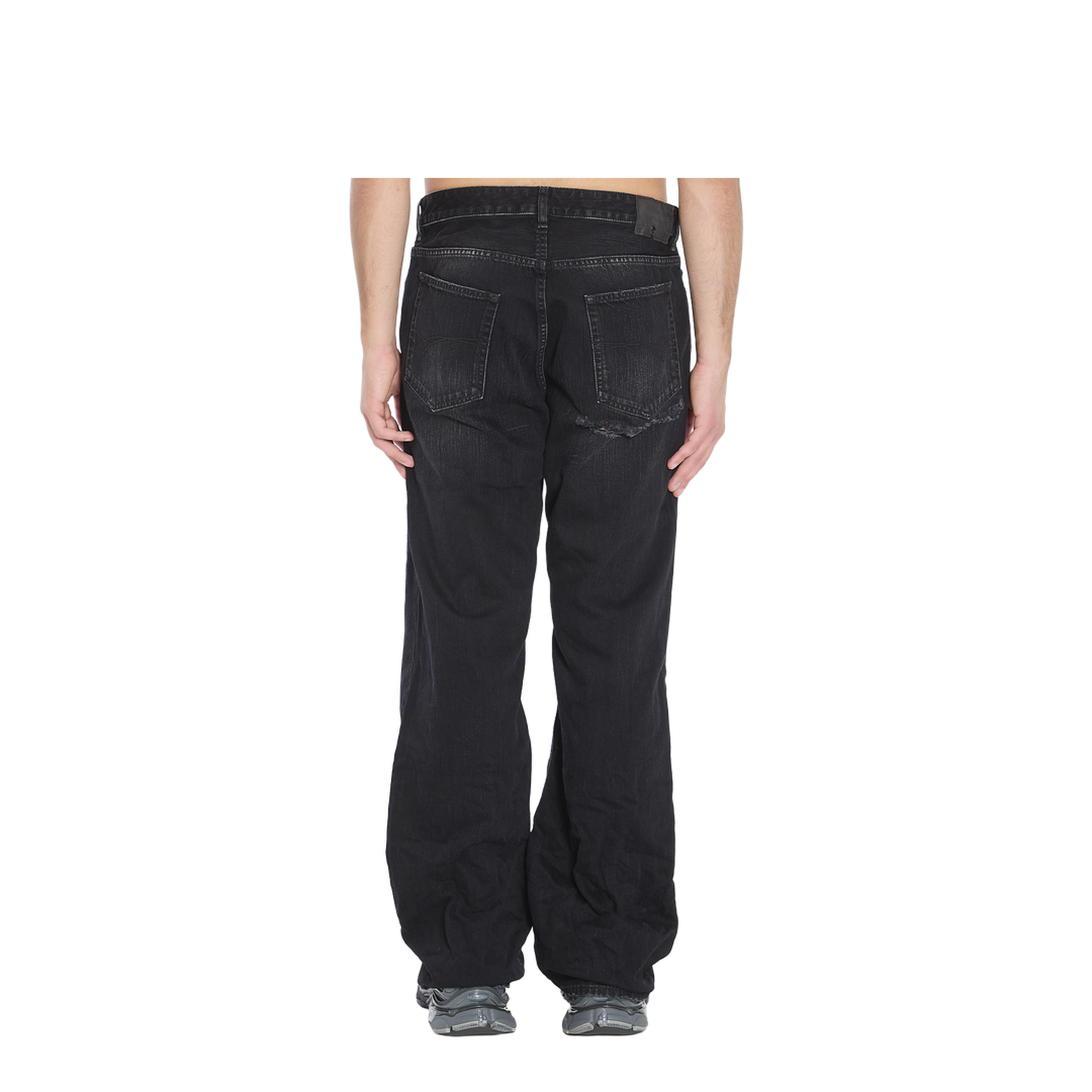 Distressed Relaxed Jeans - Image 4