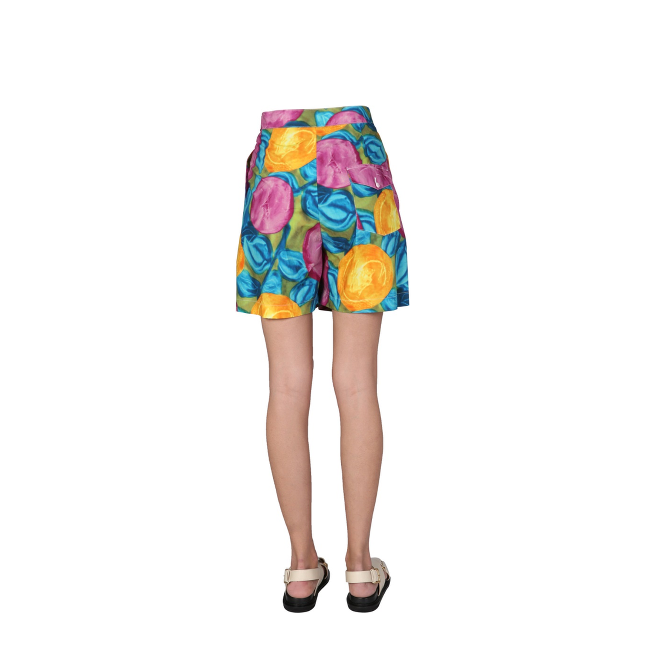 Multicolor Print Bermuda - Image 4