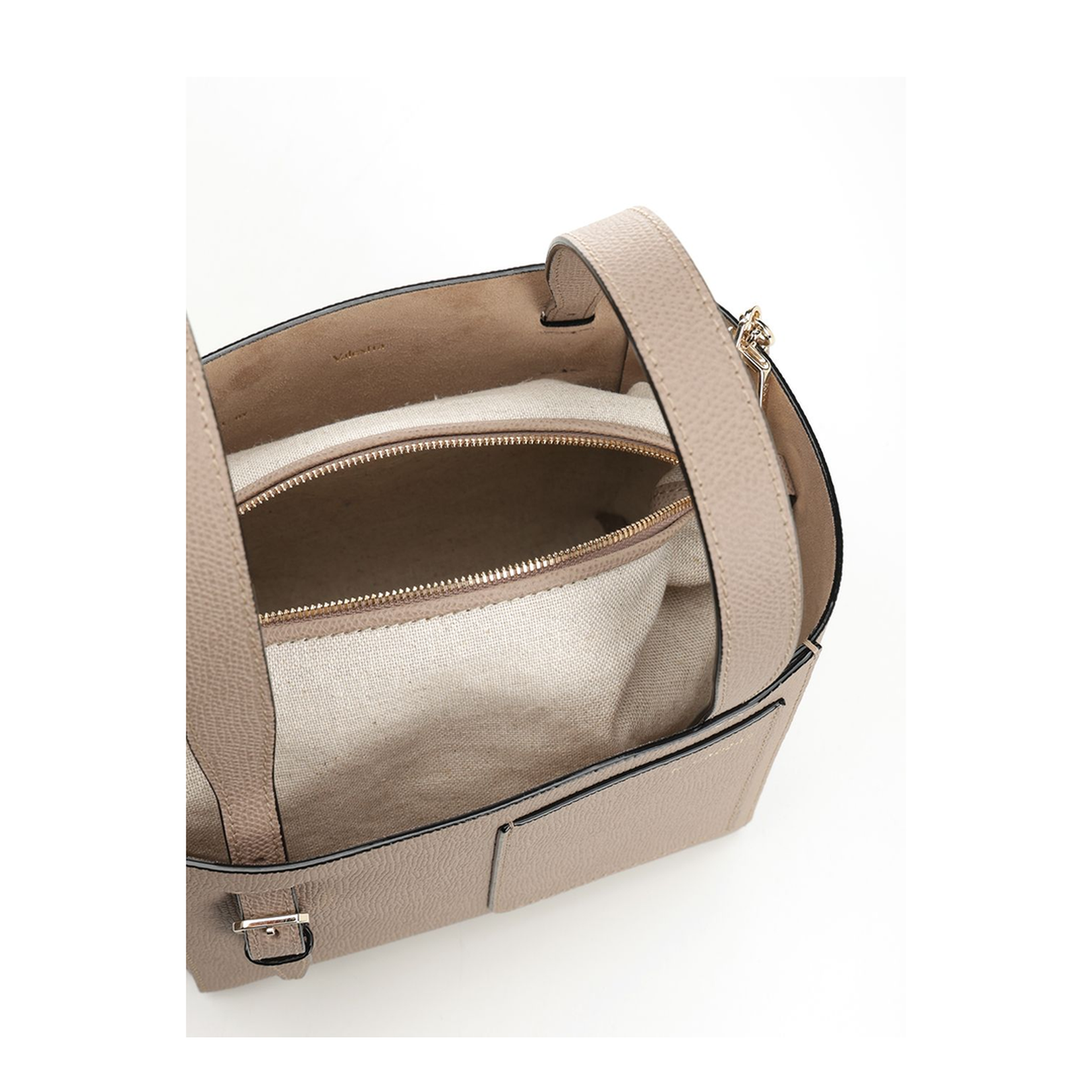 Soft Bucket Micro Millepunte Calf Leather Bag - Sahara - Image 4