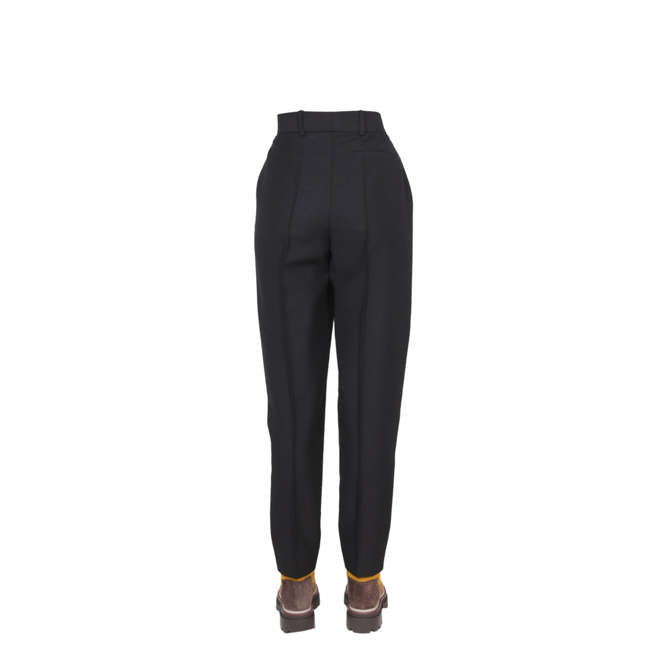 High-rise Trousers - Black - Image 4