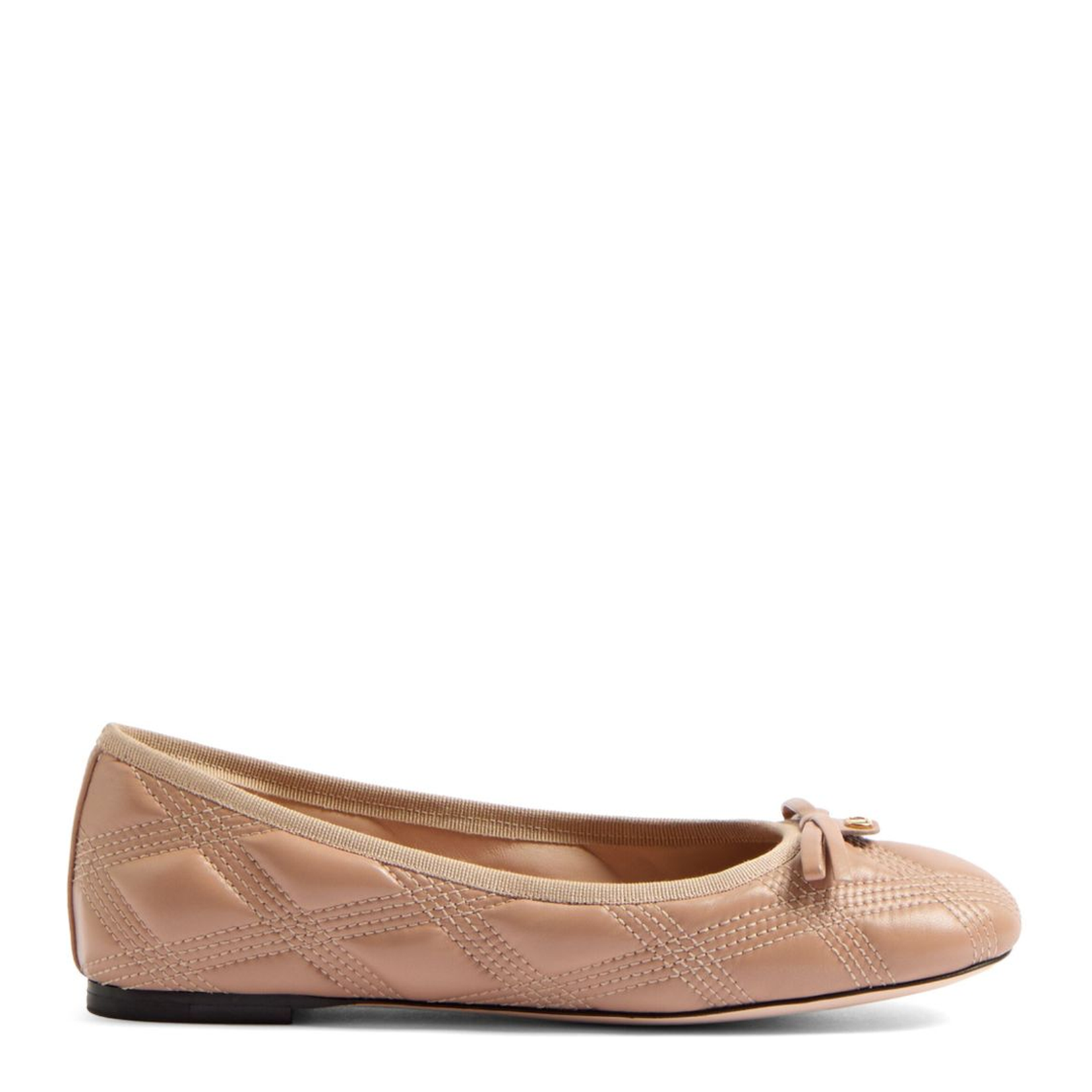 Quiltie 67 Leather Ballet Flats - Image 1