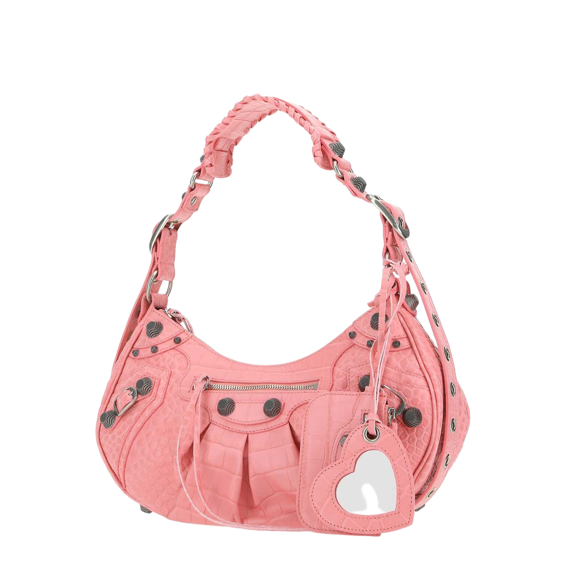 Le Cagole Small Shoulder Bag in Pink - Image 3